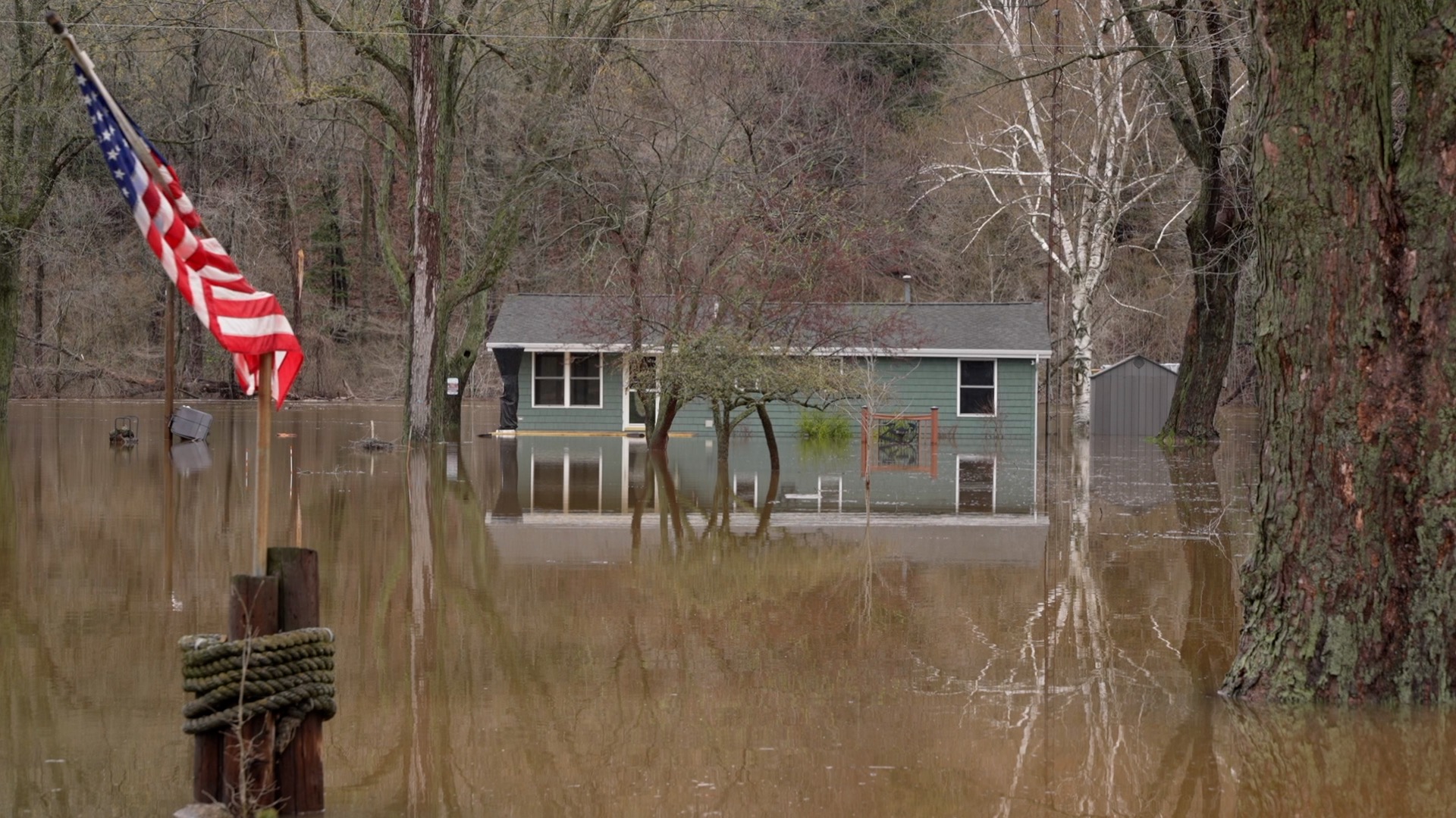 Flooding on Muskegon River