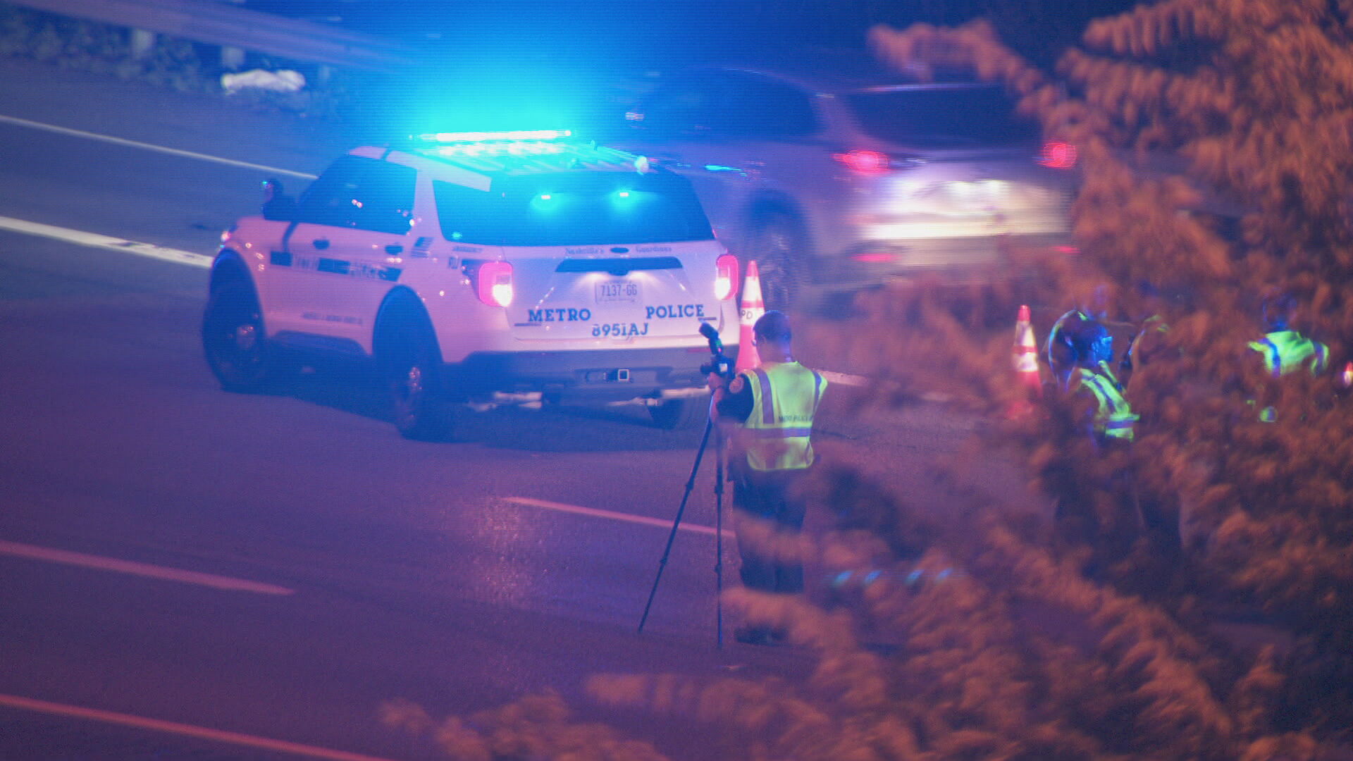 A person was hit and killed on I-24 east near downtown Nashville Friday morning. 