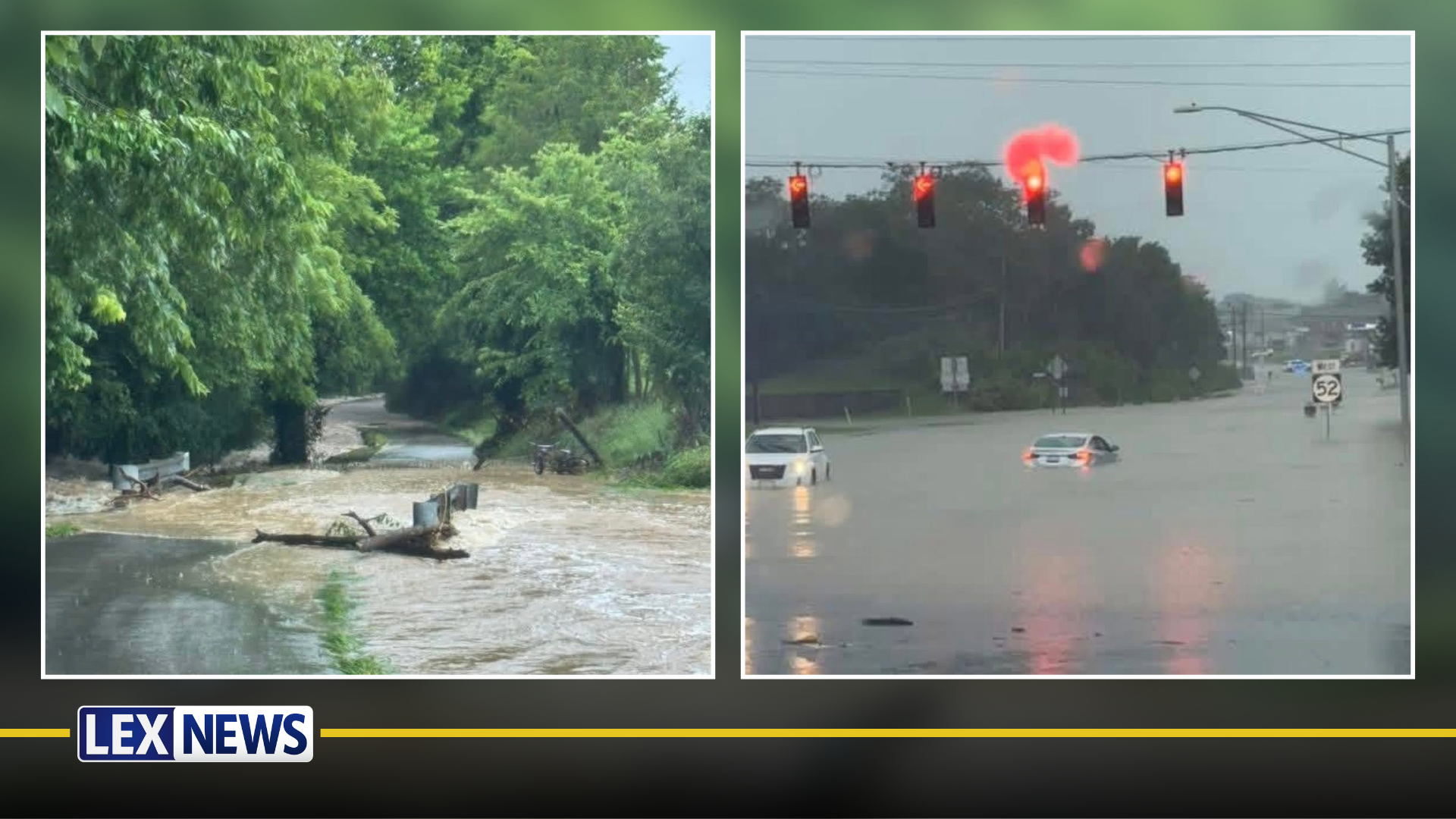 Flash flooding in Madison County