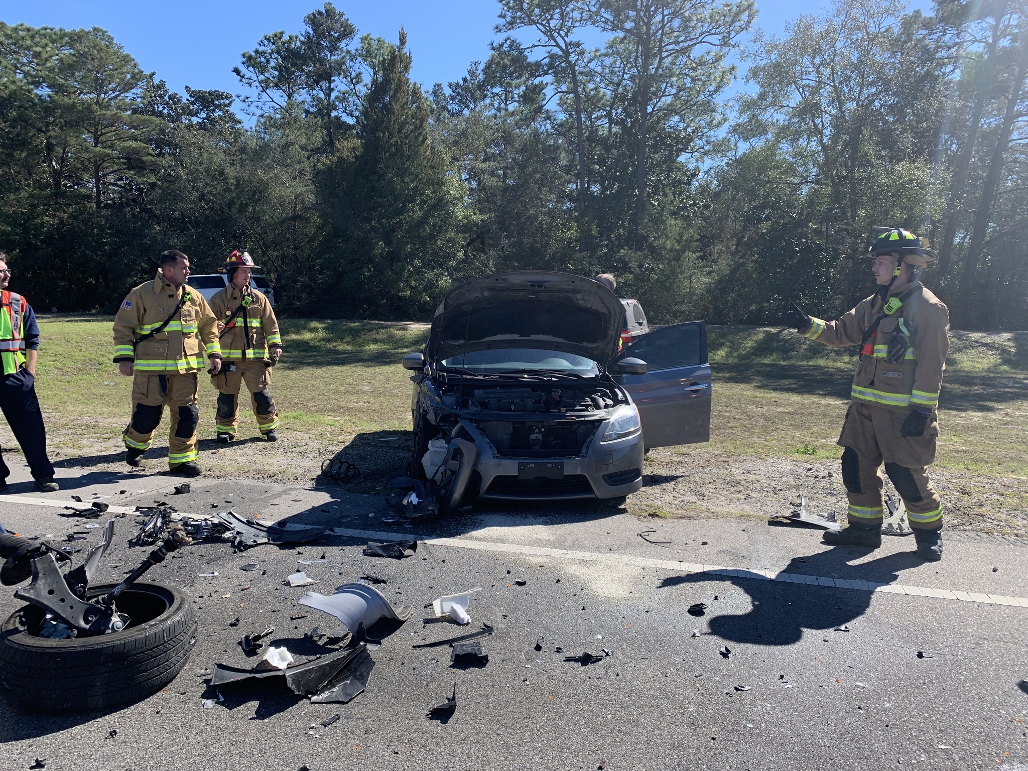 Woman driving the wrong way blames oncoming traffic for crash, deputies say