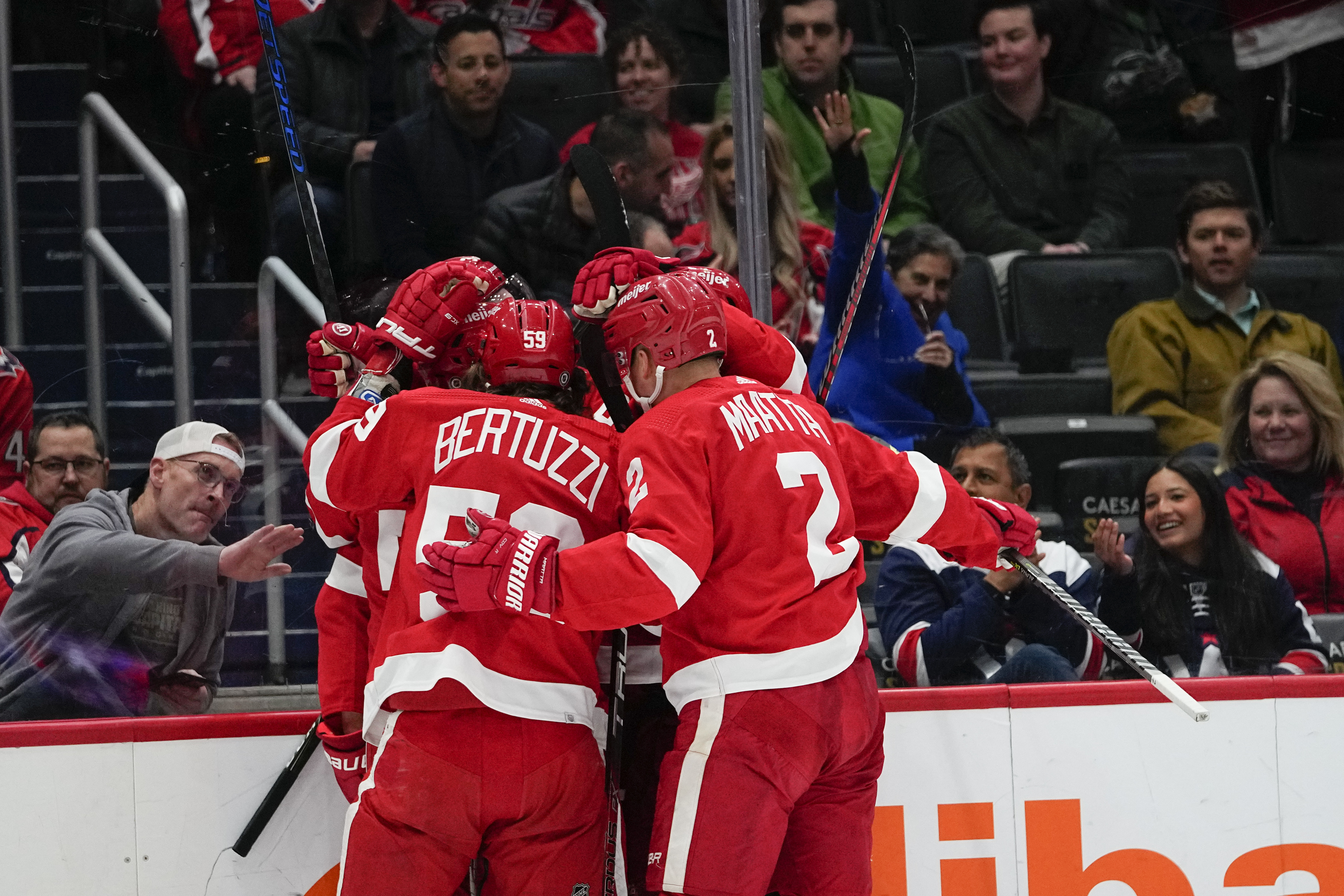 Red Wings Capitals Hockey
