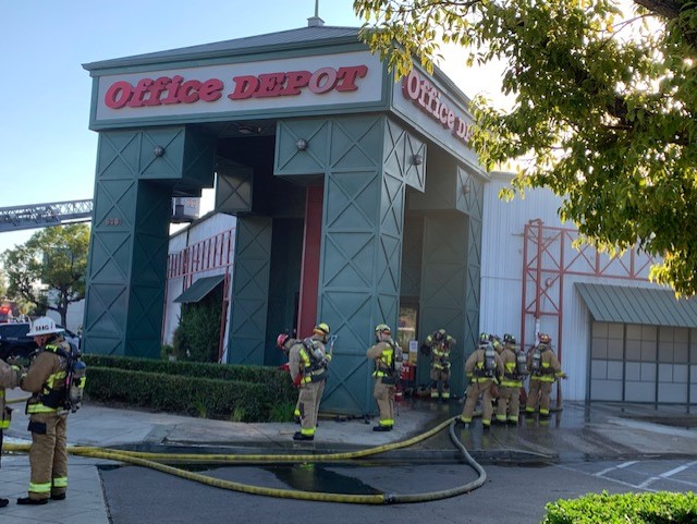 La Mesa Office Depot fire