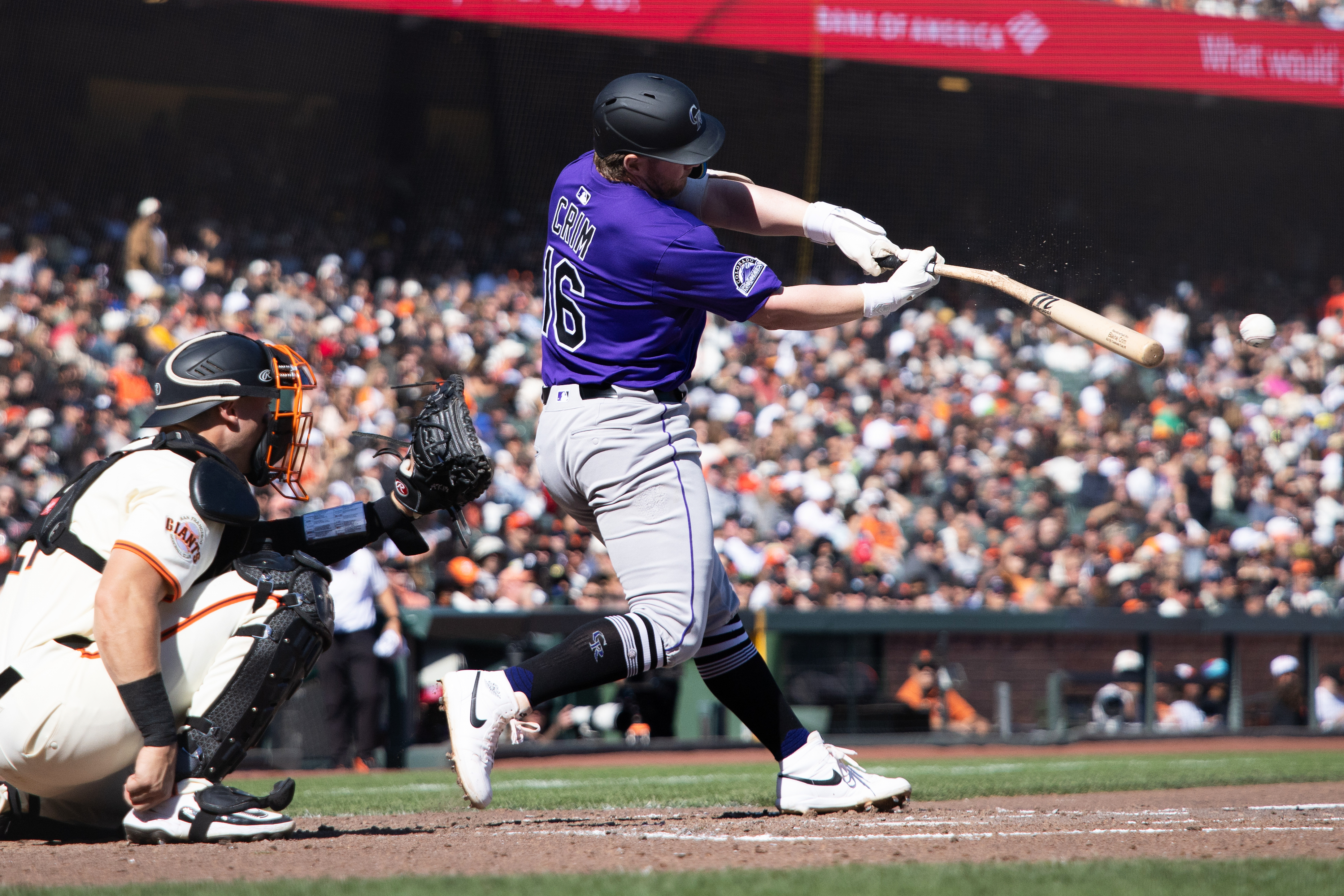 Rockies Giants Baseball