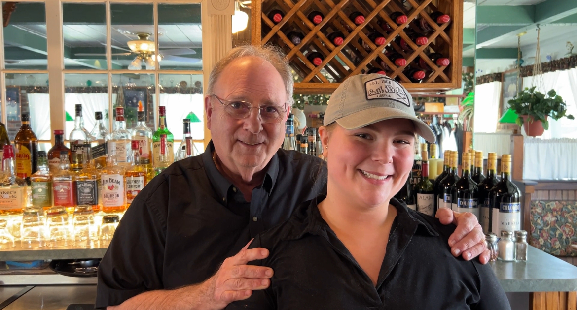 Regino's owner Greg Mazarakis and daughter Lillian