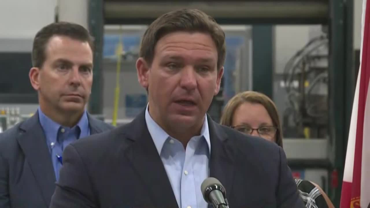 Gov. Ron DeSantis in Port St. Lucie: COVID-19 'not something that government can control'