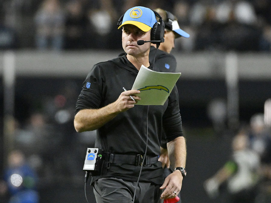 Chargers Raiders Football brandon staley