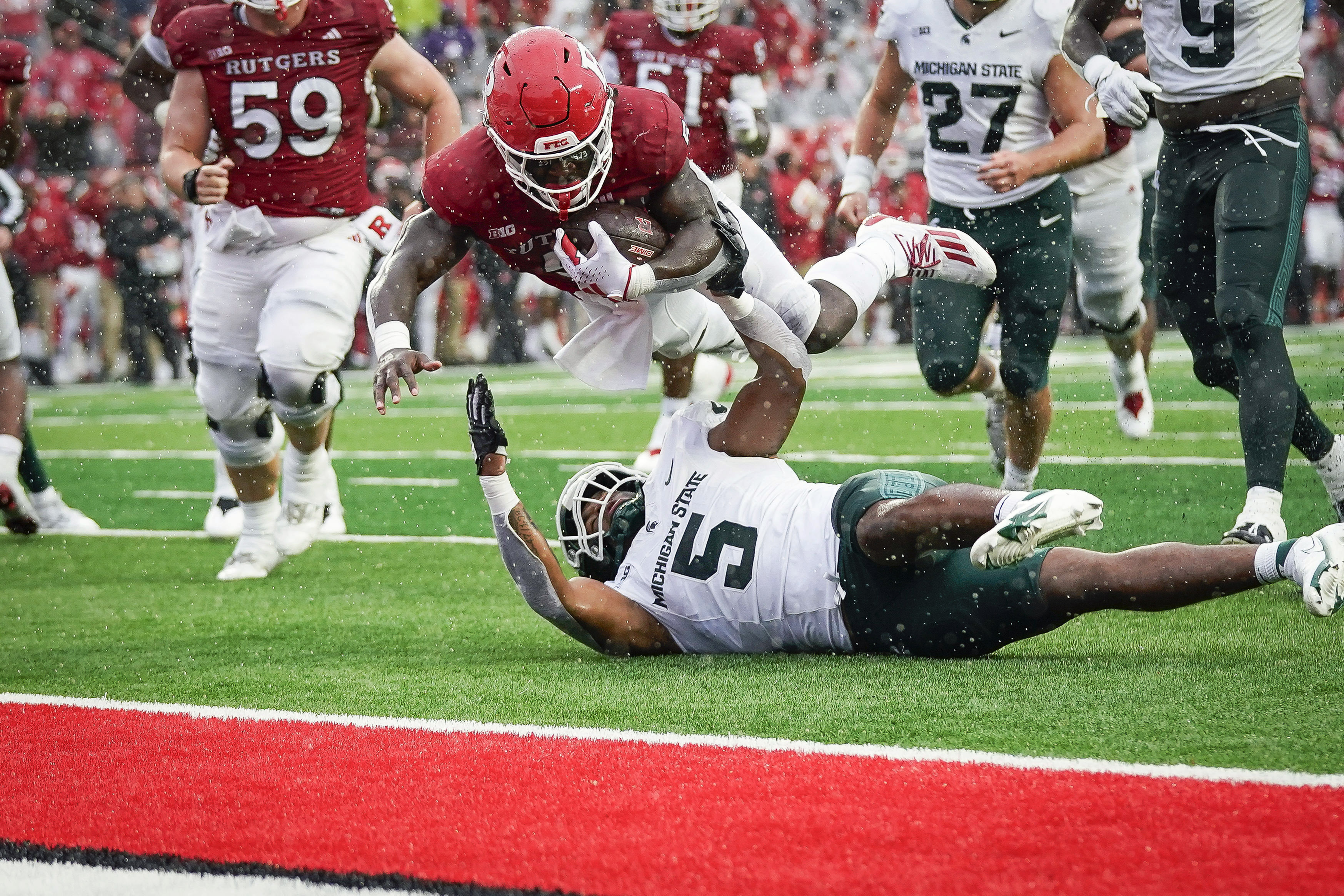APTOPIX Michigan St Rutgers Football
