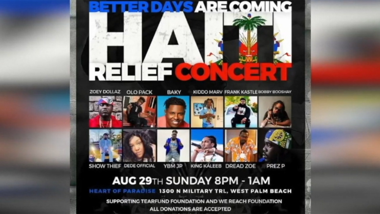 A community is coming together Sunday night to help Haitians after their island nation was hit by a 7.2 magnitude earthquake on August 14.
