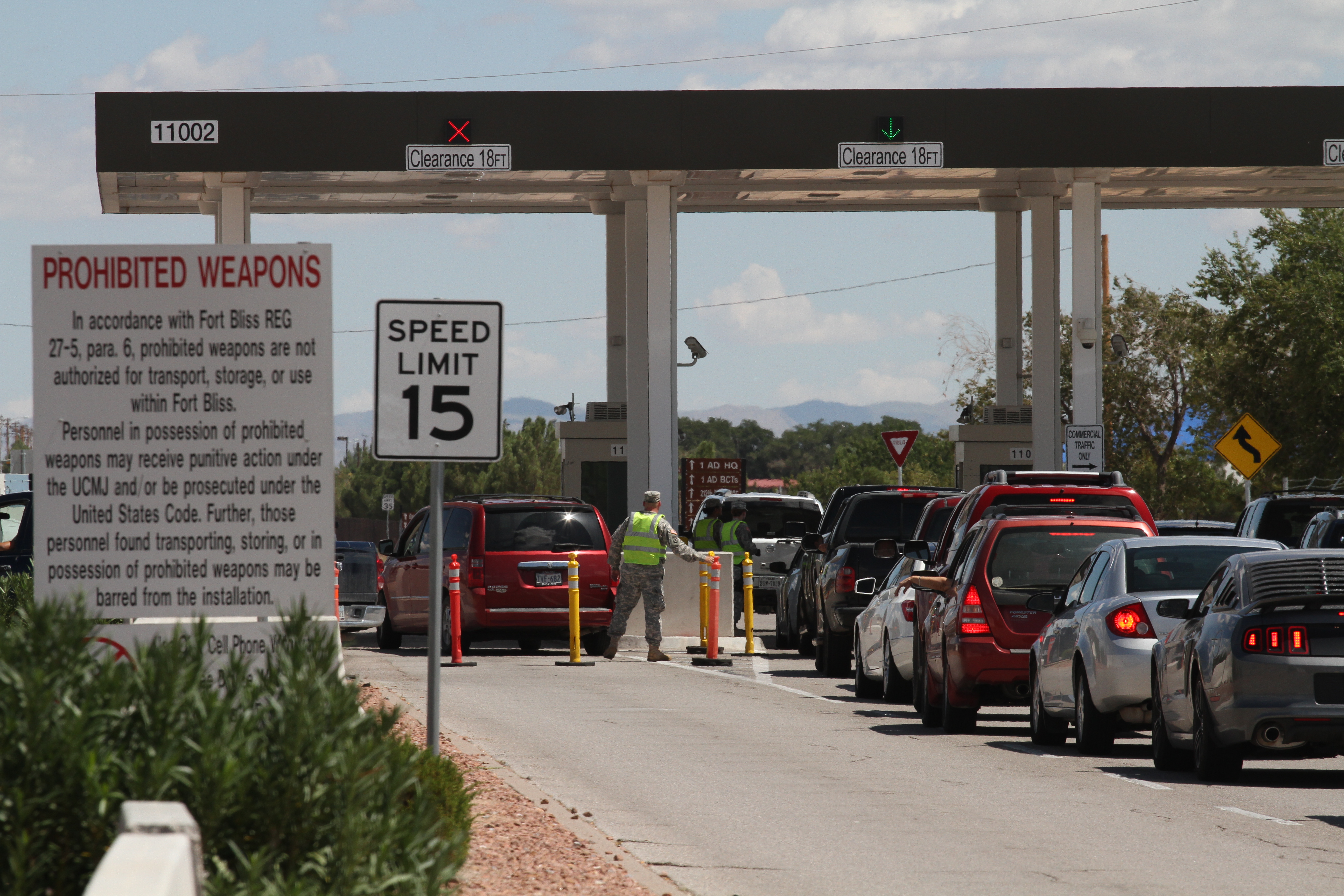 Fort Bliss-Increased Security