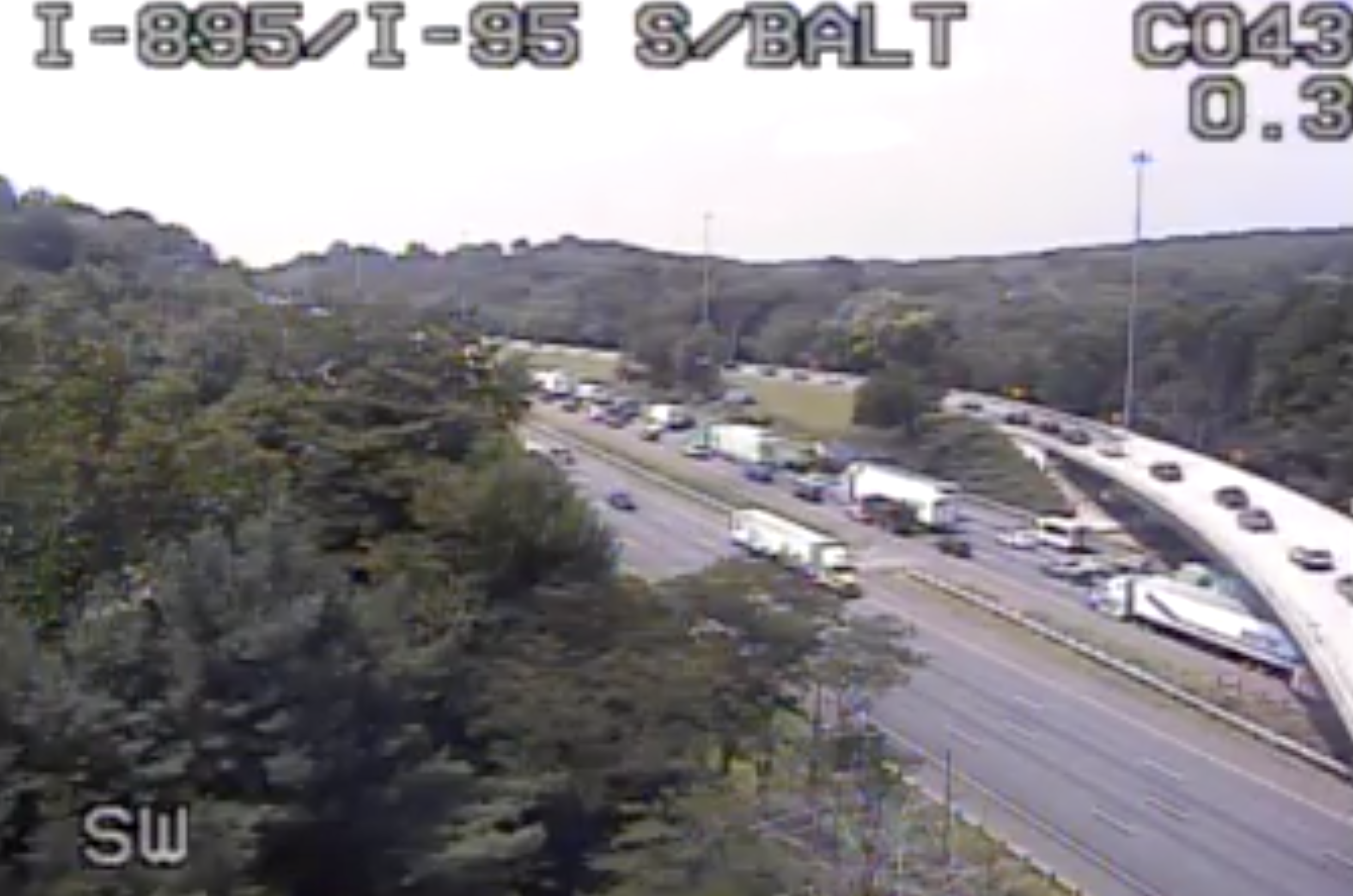 Person struck on I-95 leaving two lanes blocked in Howard County
