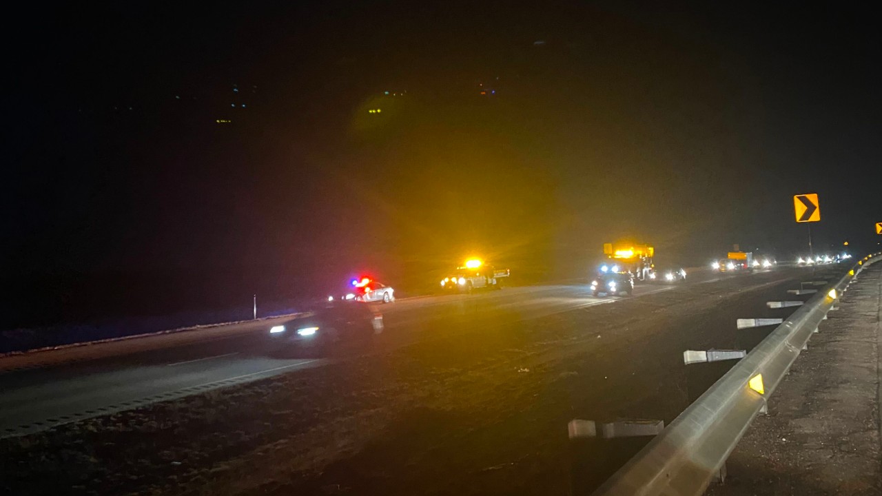 I-25 rollover 2-13-22