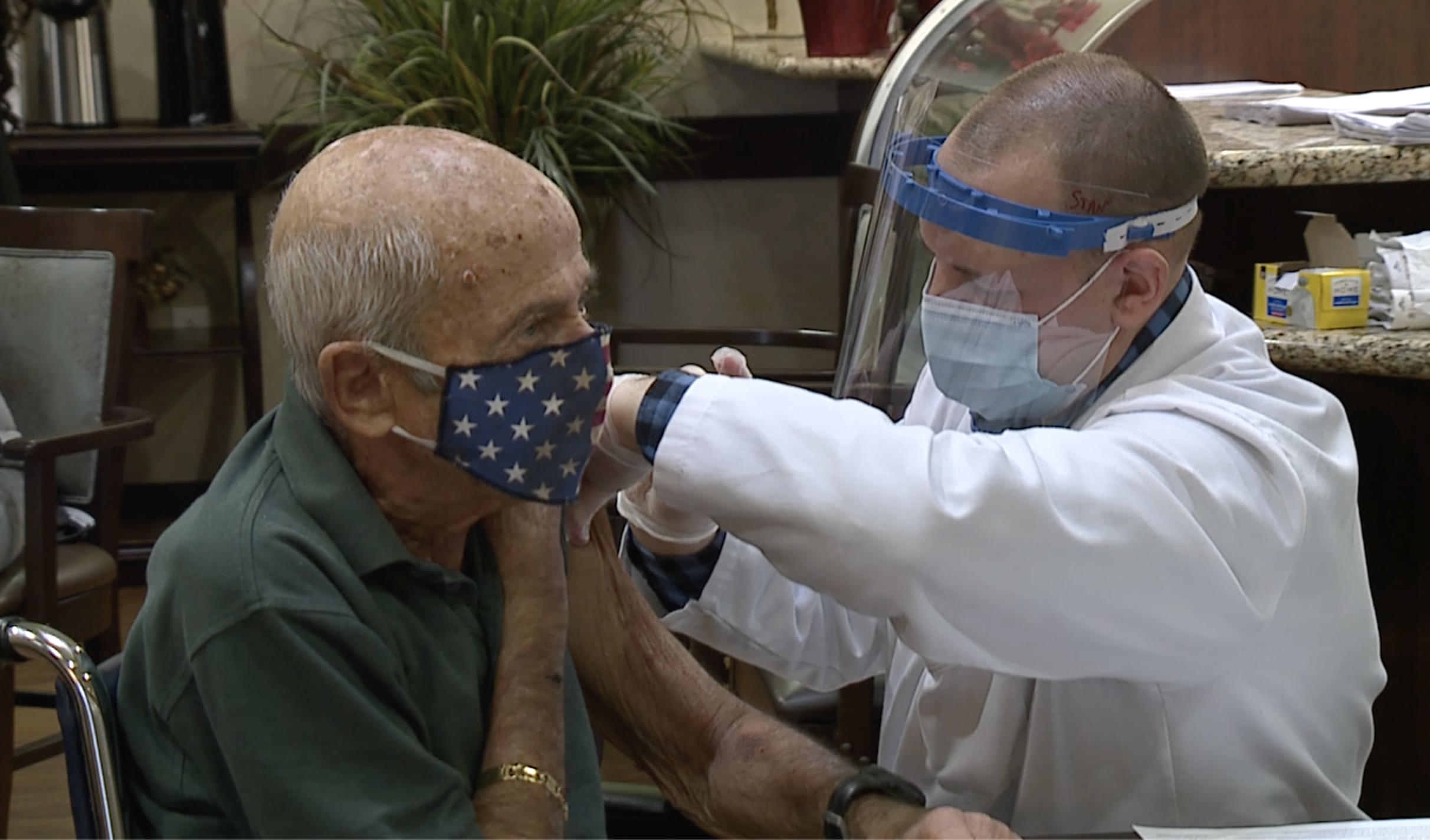 COVID vaccinations at long-term healthcare facilities 