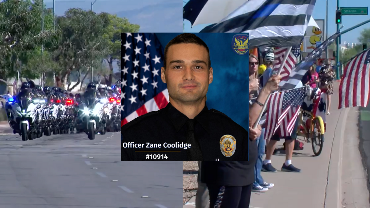 Officer Zane Coolidge funeral memorial