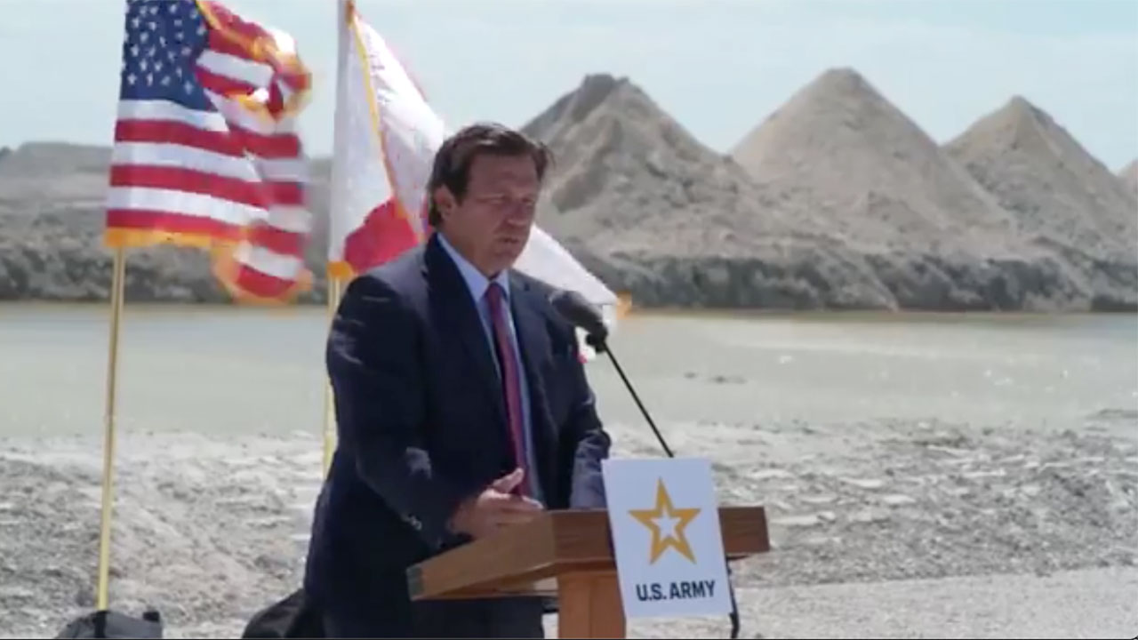 Florida's governor was in South Bay on April 13, 2026, to announce that all federally funded contracts for the Everglades Agricultural Area (EAA) Reservoir have been fully executed, which will expedite completion in the next three years.
