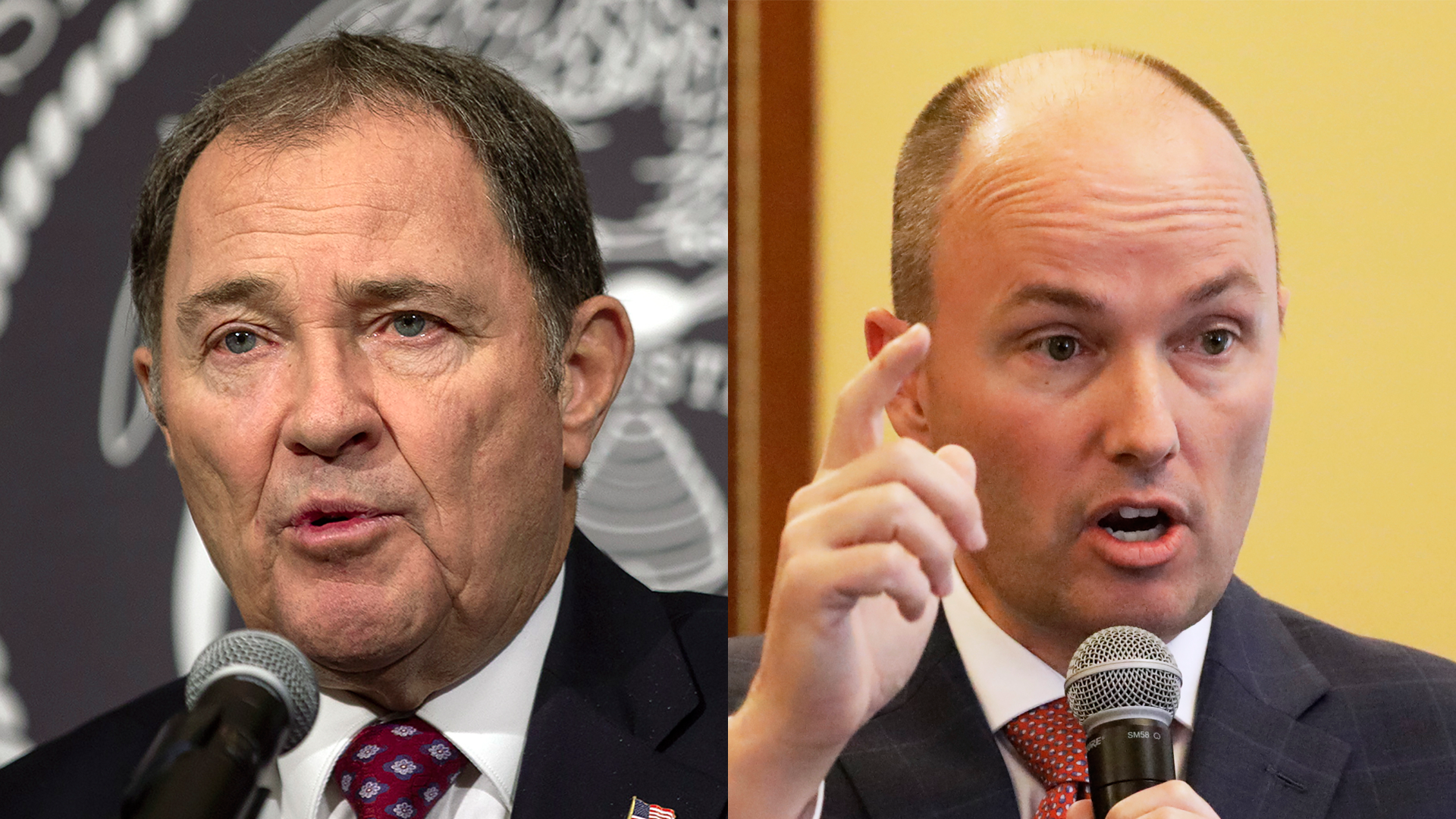 Gary Herbert and Spencer Cox