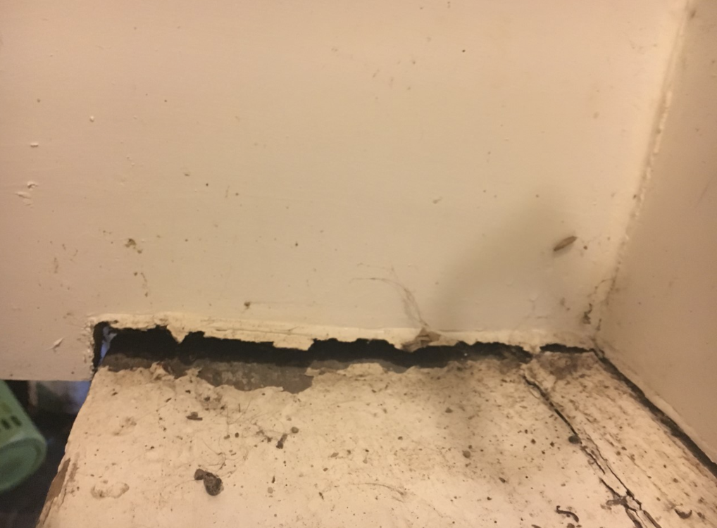 home damage near cascade park lagoons