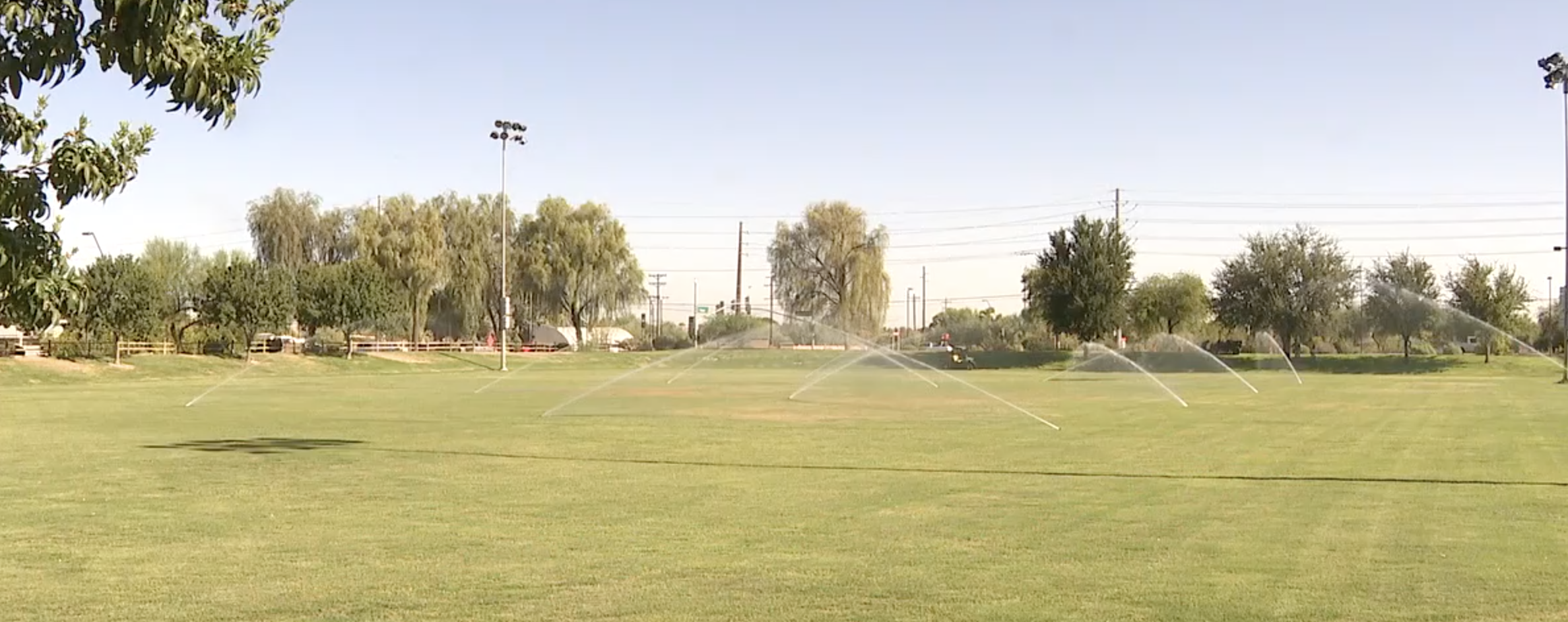Queen Creek water sprinklers