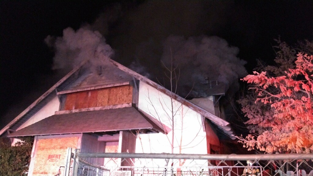 Abandoned Home Fire