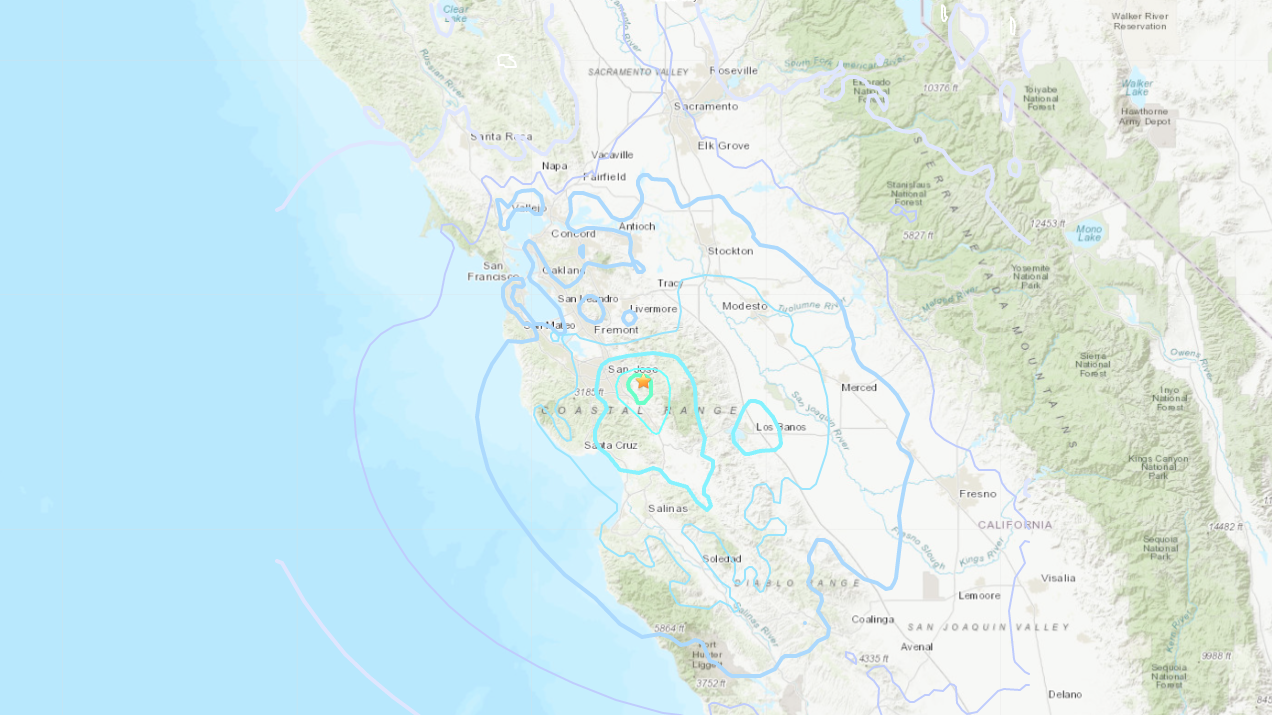 San Jose Earthquake, October 25, 2022