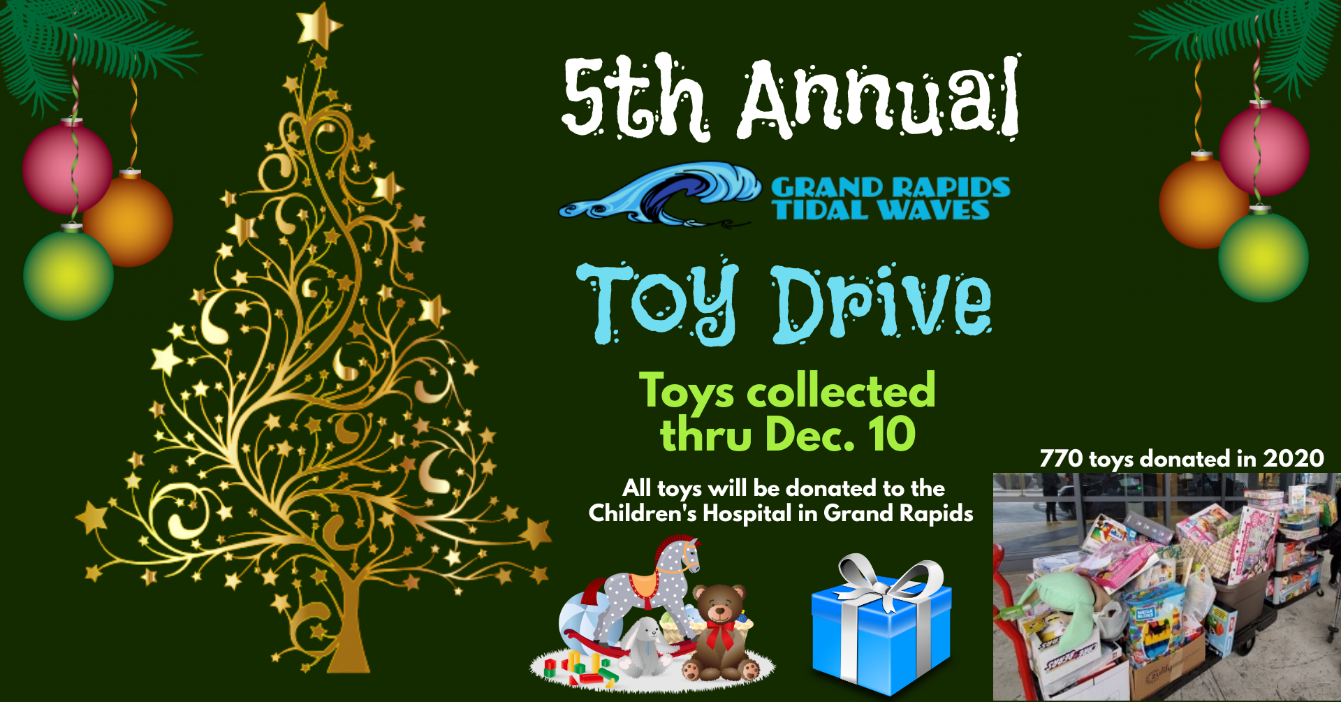 Tidal Waves toy drive