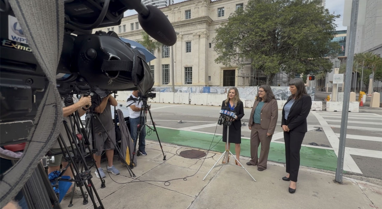 Alligator Alcatraz news conference Miami 