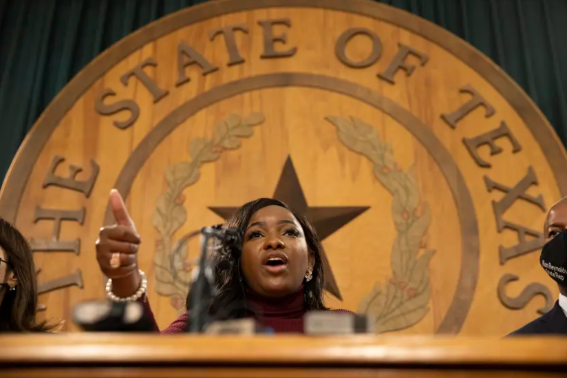Rep. Jasmine Crockett, D-Dallas, mocked Gov. Greg Abbott's wheelchair and received a barrage of criticism calling her remarks despicable and shameful.