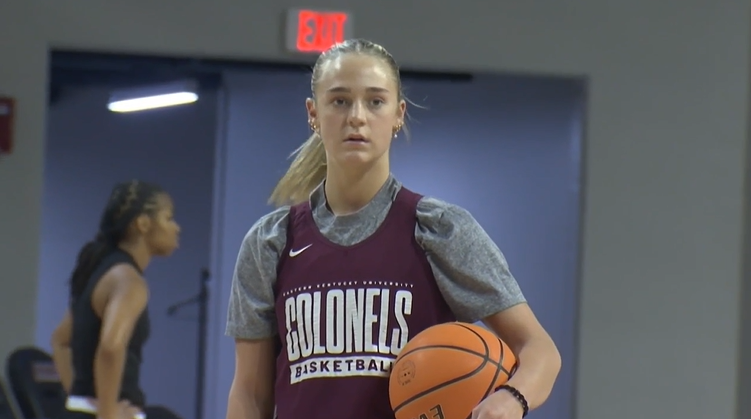 Kenleigh Woods practicing