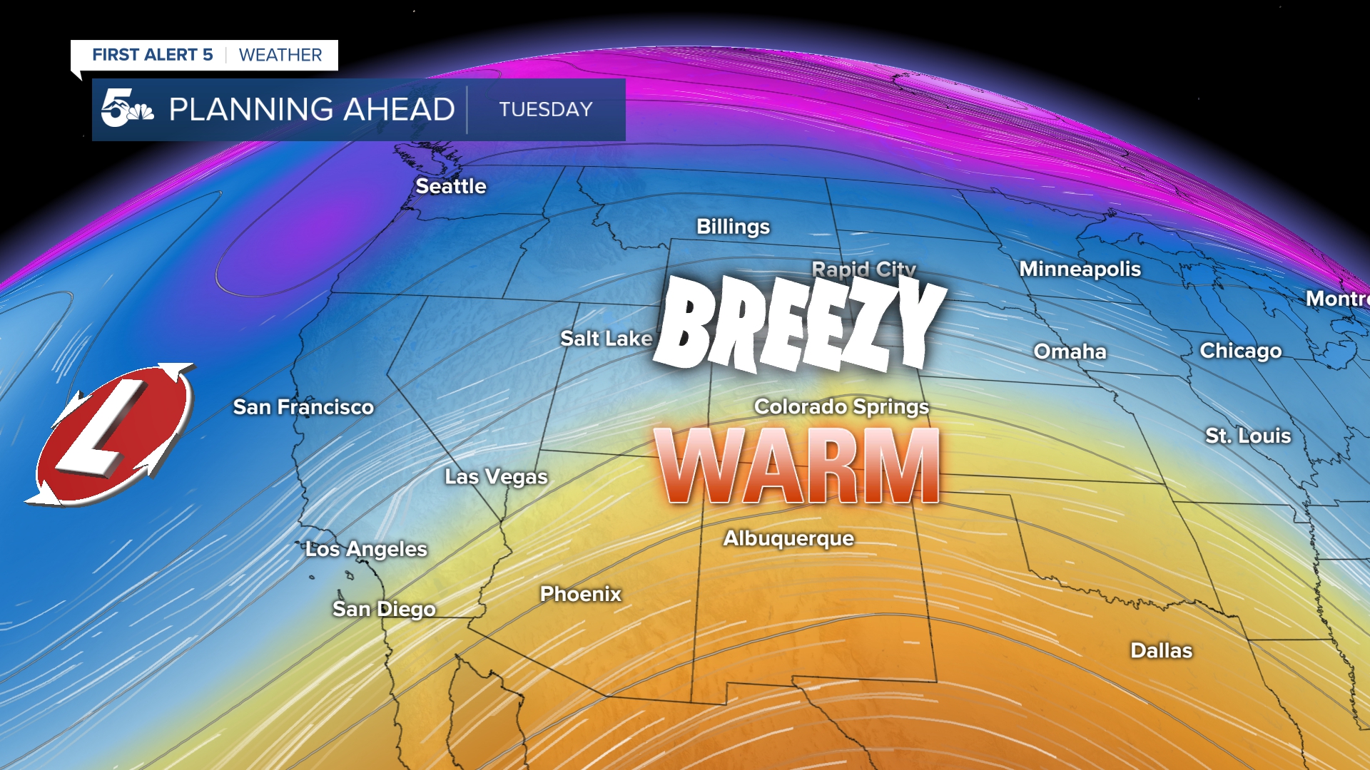 Tuesday weather in Southern Colorado