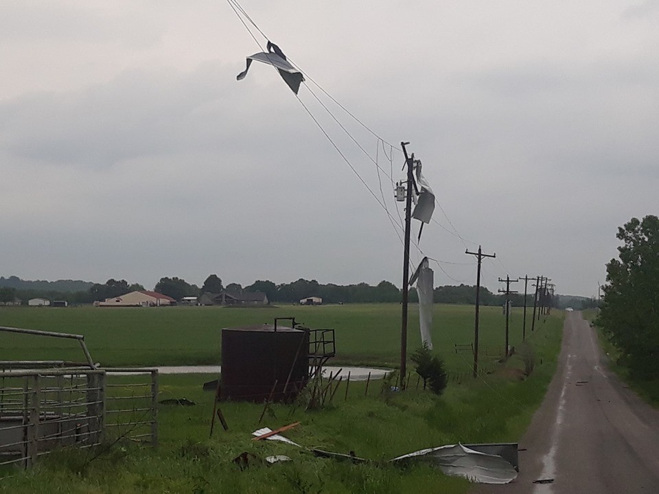 Haskell storm damage
