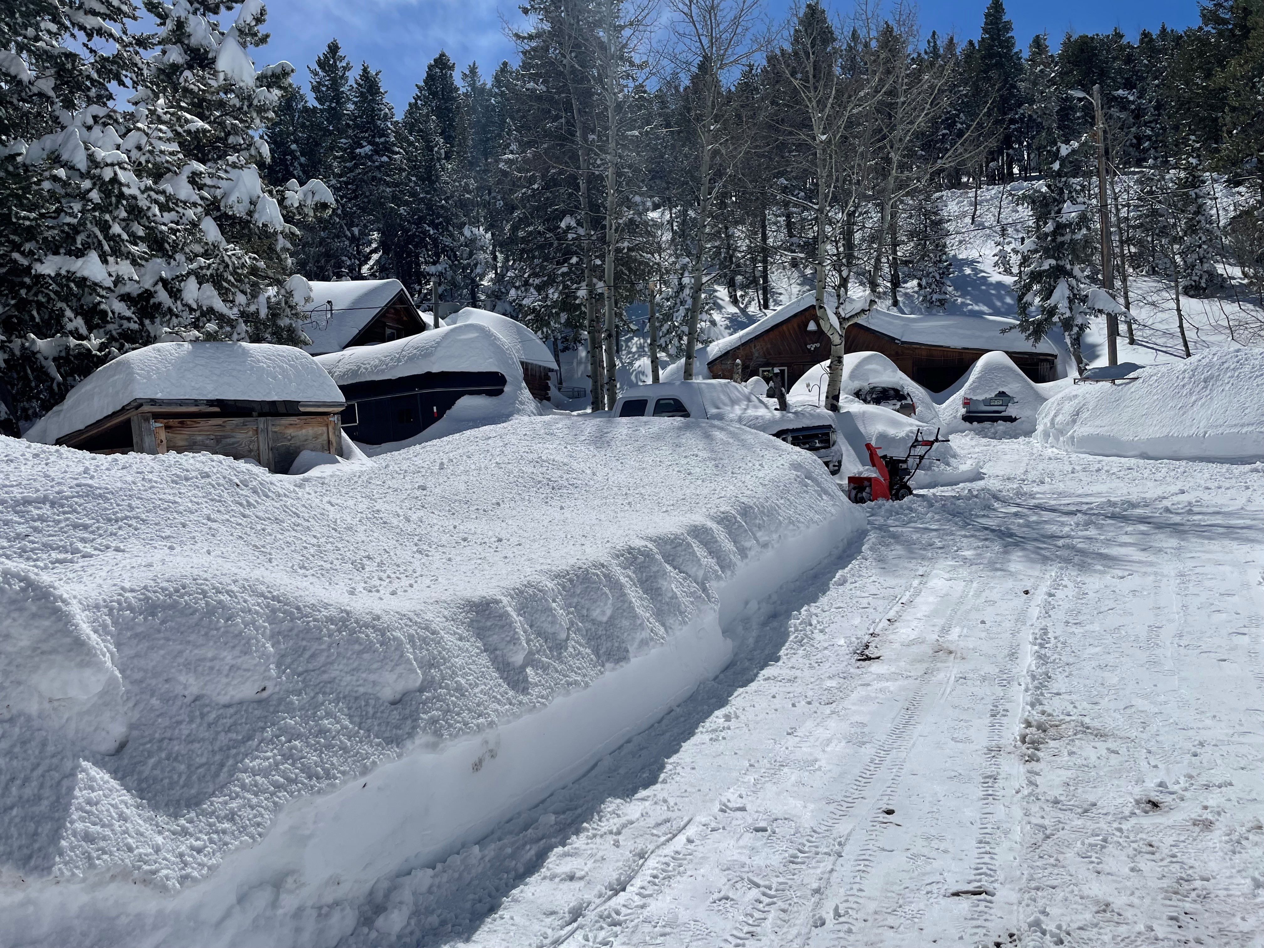 Colorado families are busy digging out their homes and cars after the largest snowstorm the state has seen in three years.