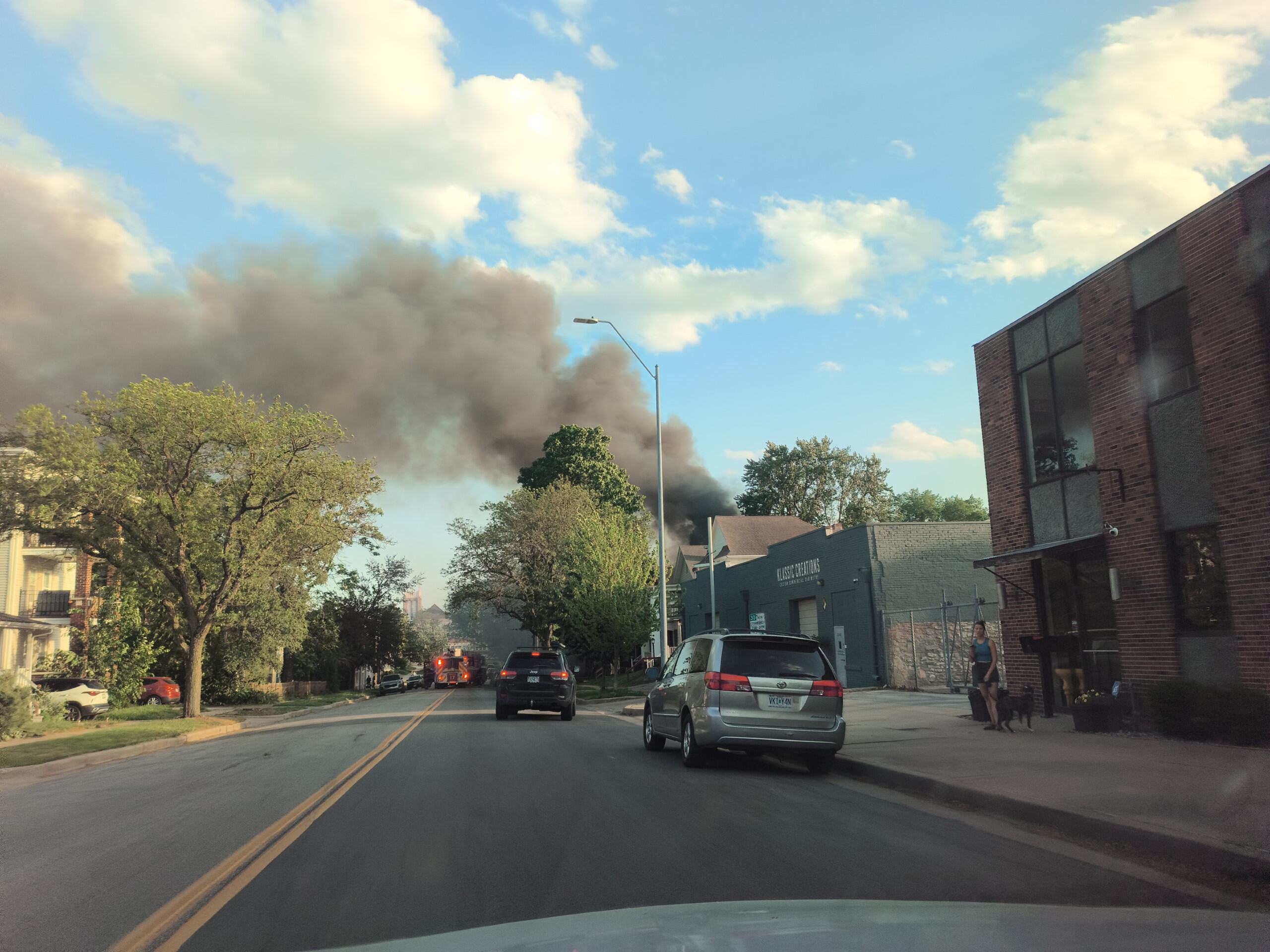 1 hospitalized after apartment fire in KCMO