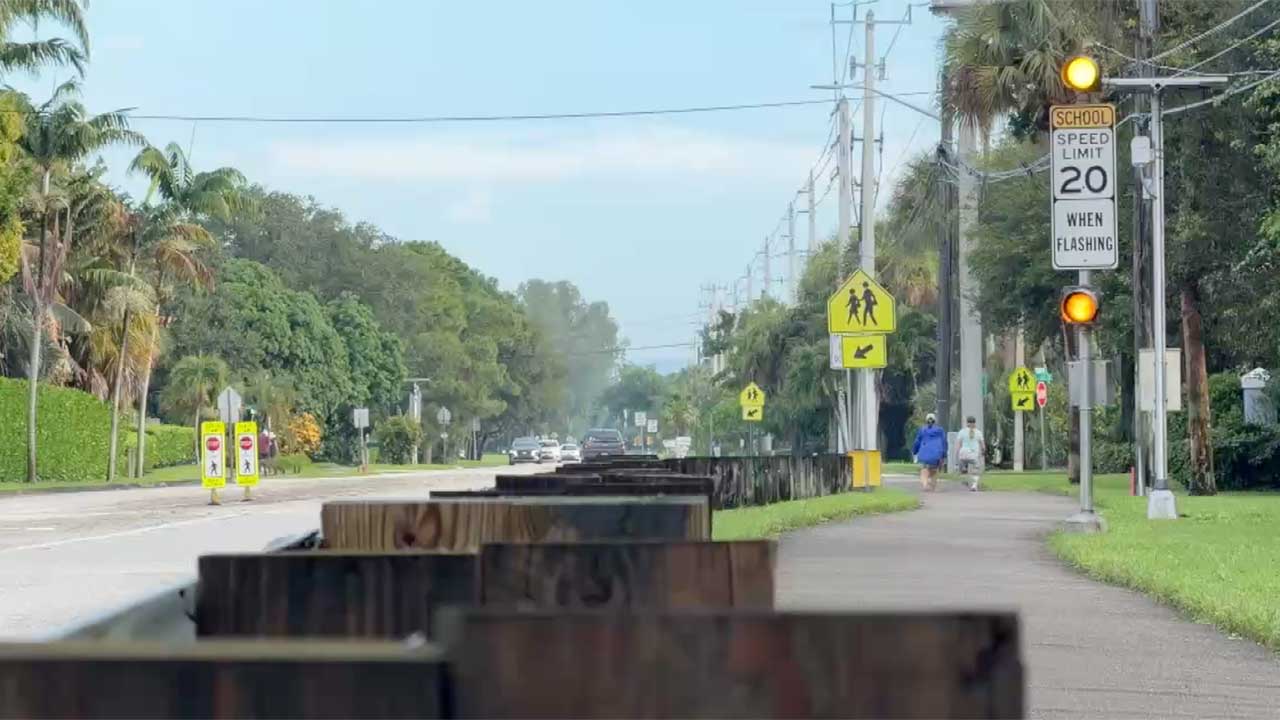 Banyan Creek School Speed Zone in Delray Beach