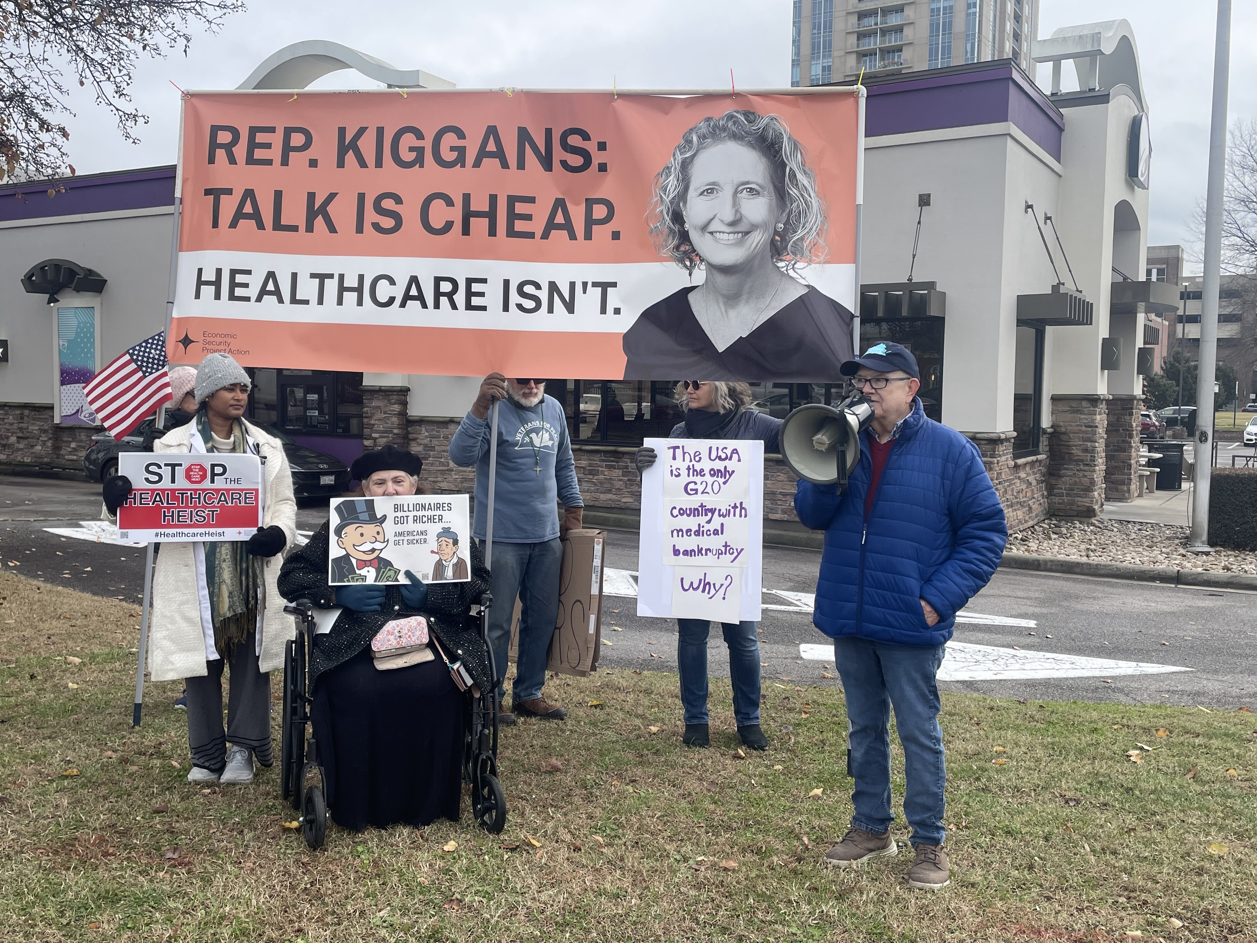 Advocates rally in Virginia Beach to protect ACA tax credits