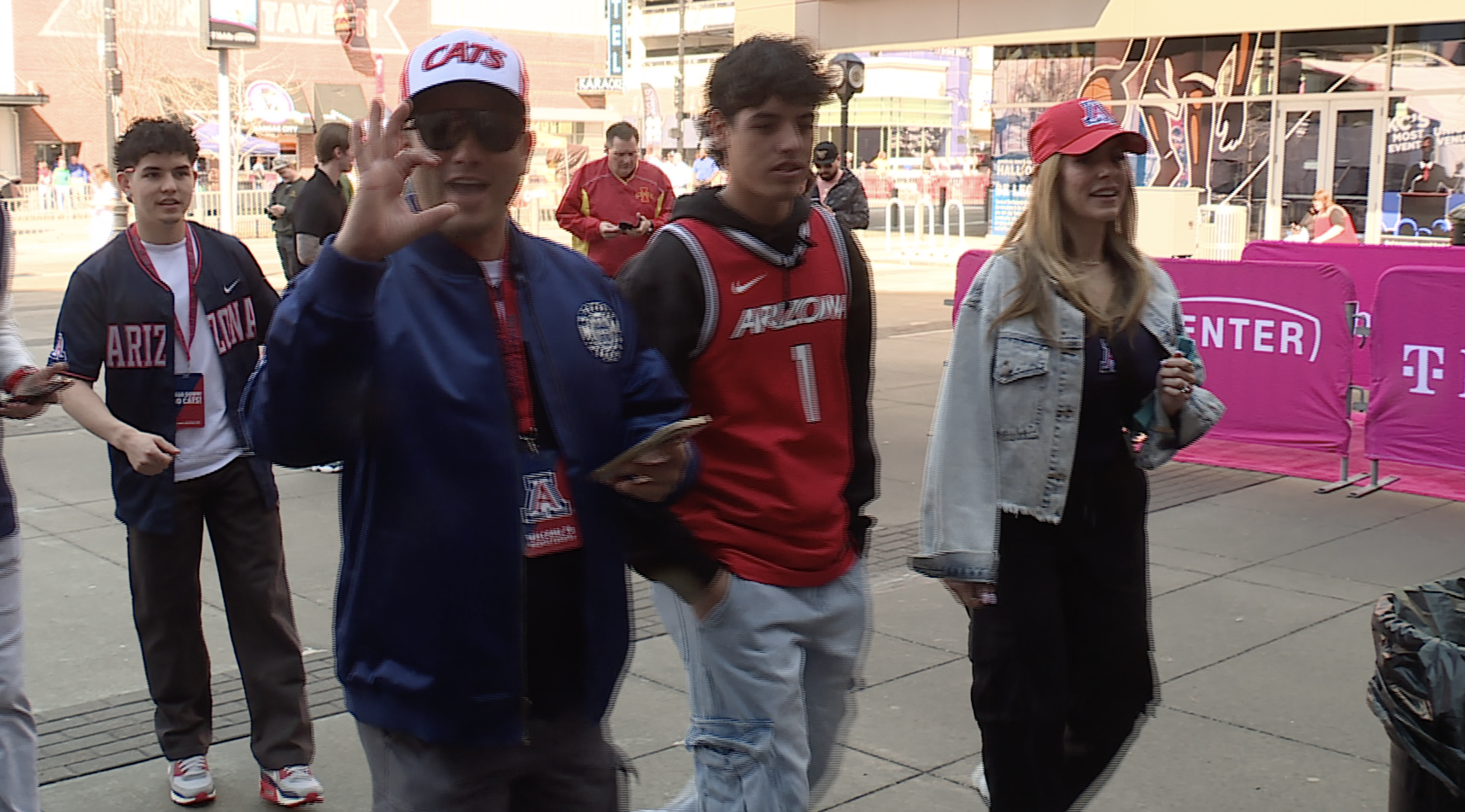 Ibarra family from Tucson Arizona Big 12 basketball