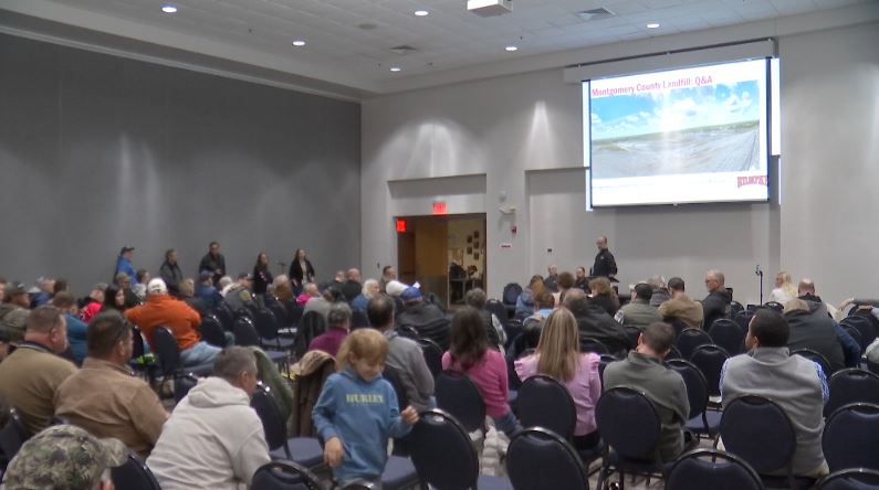 Mt. Sterling community members speak to Rumpke about landfill concer
