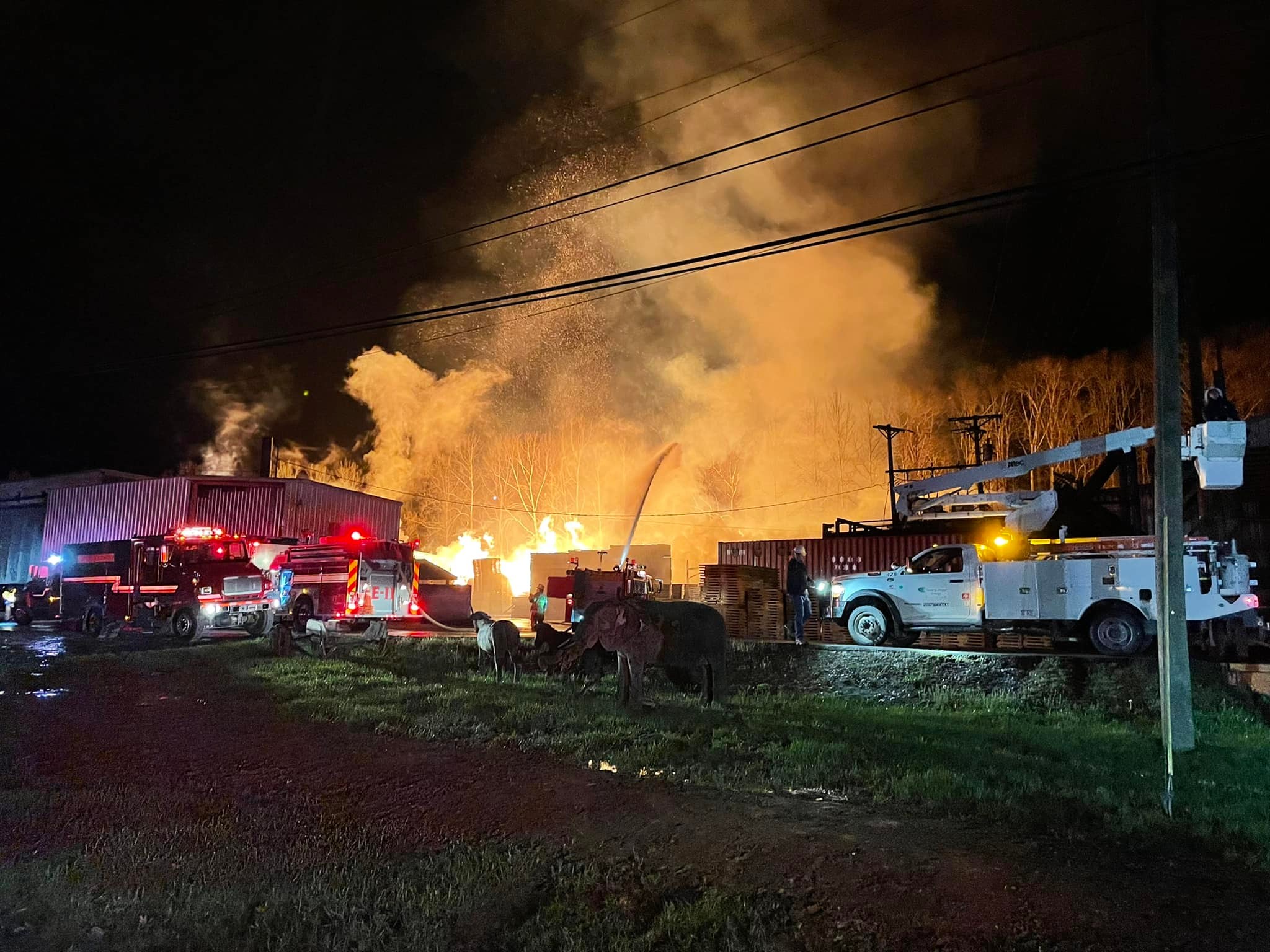 Fire in Morehead