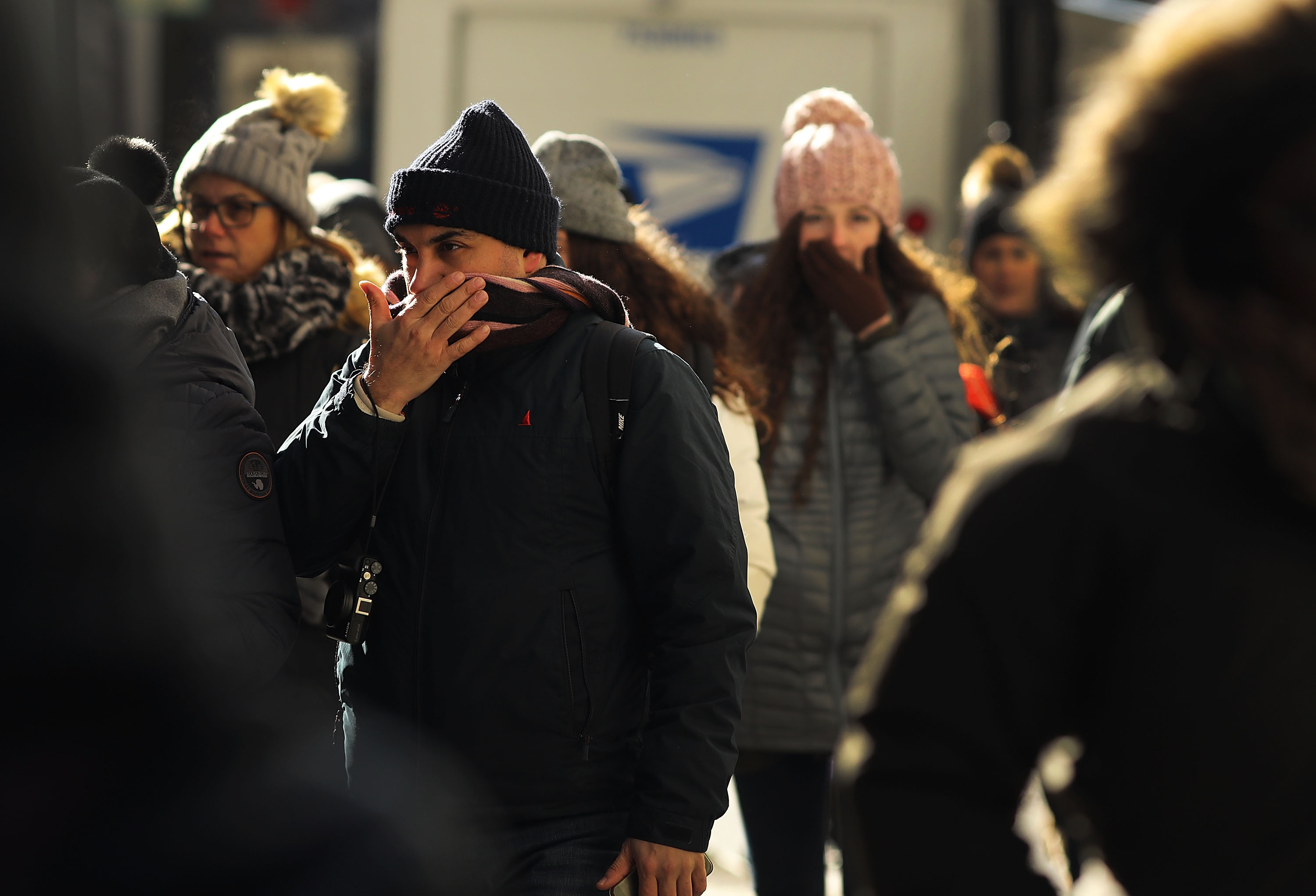 Cold forecast stock photo