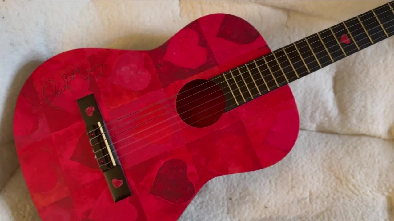 Taylor Swift signed guitar