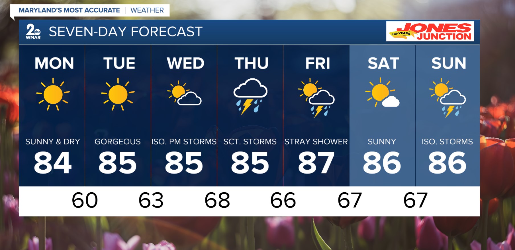 Baltimore Weather Outlook: Cool Start Followed by Warm Midweek