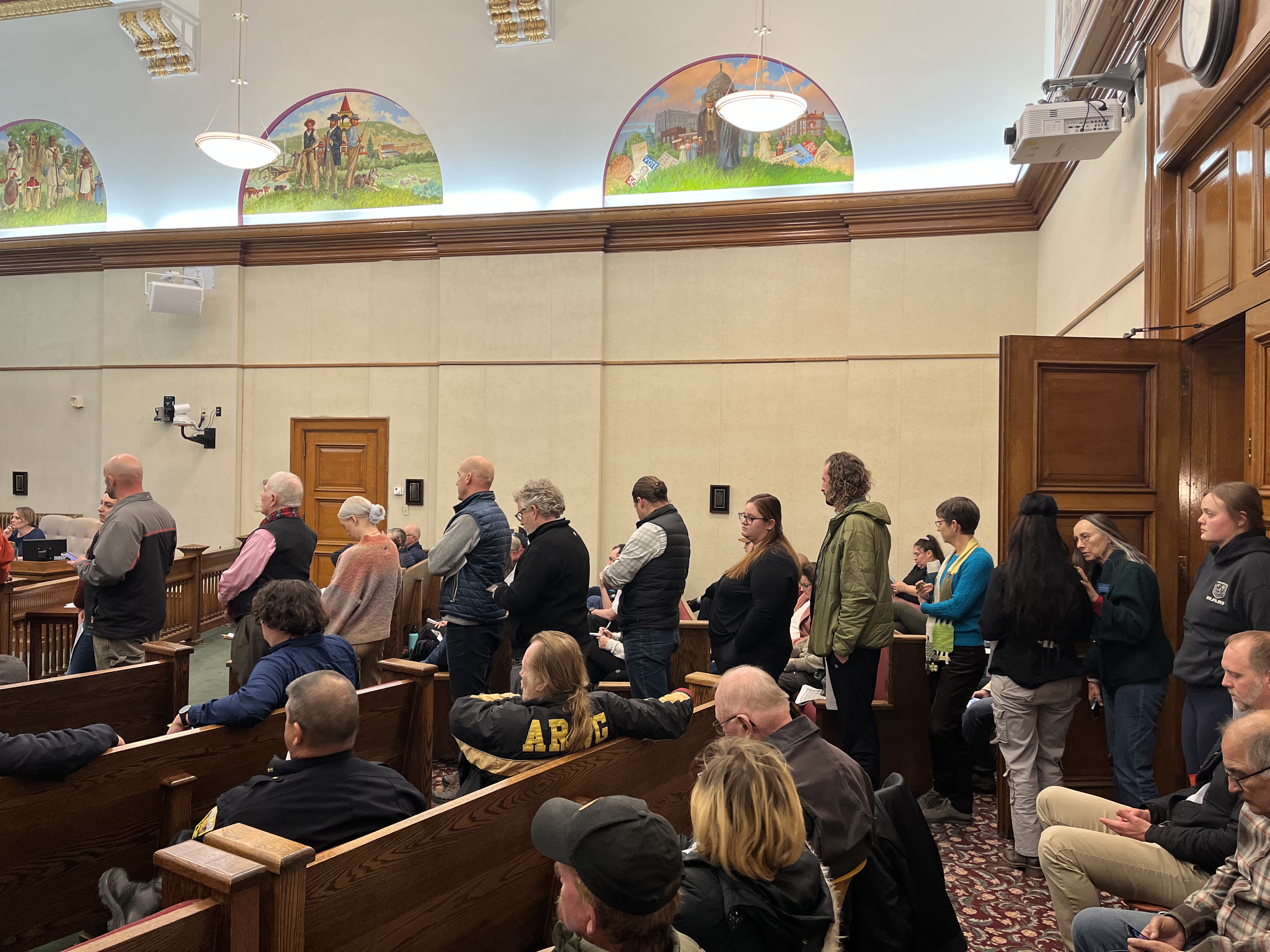 Line for public comment 