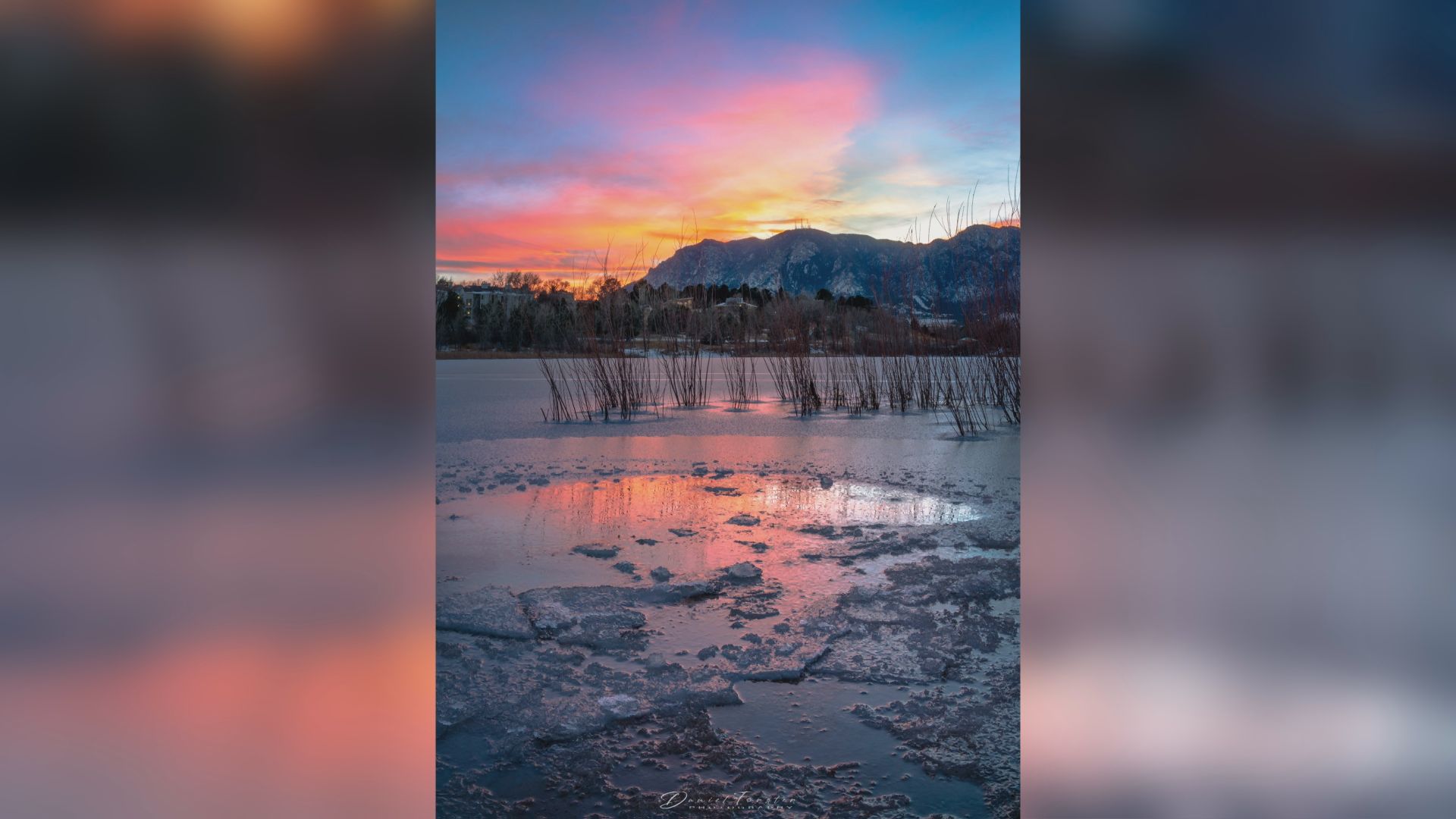 Cheyenne Mountain sunset