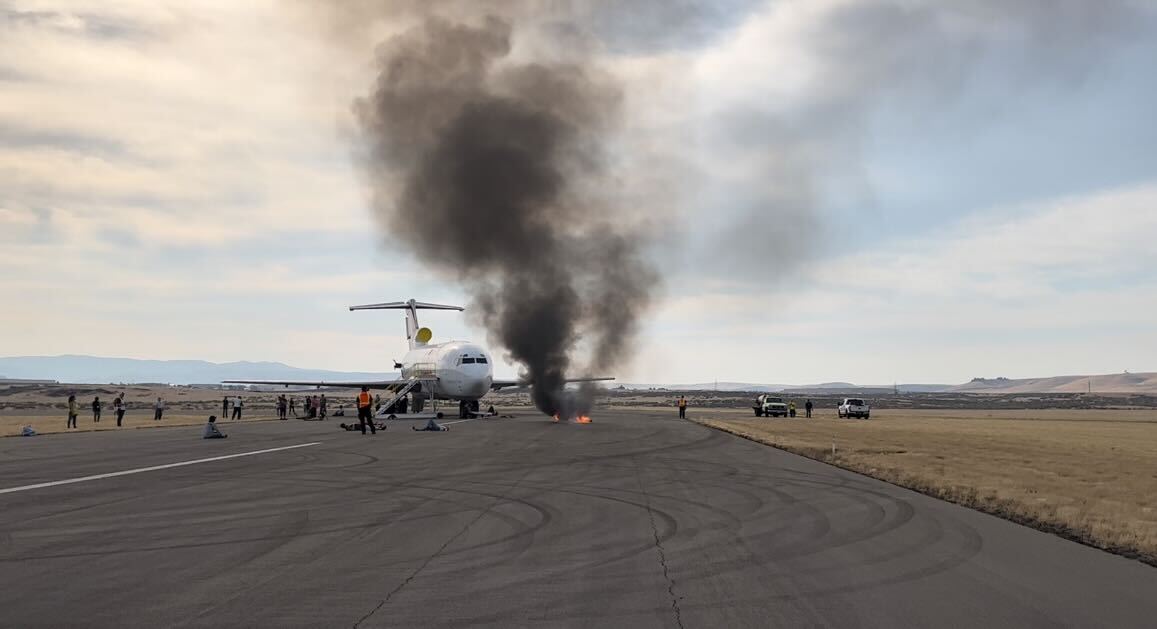 Disaster simulation at Boise Airport 