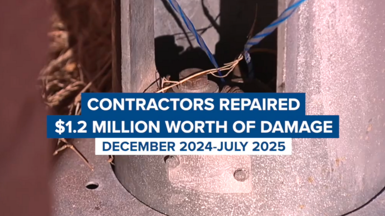 Clark County continues to fight copper wire theft amid street light concerns