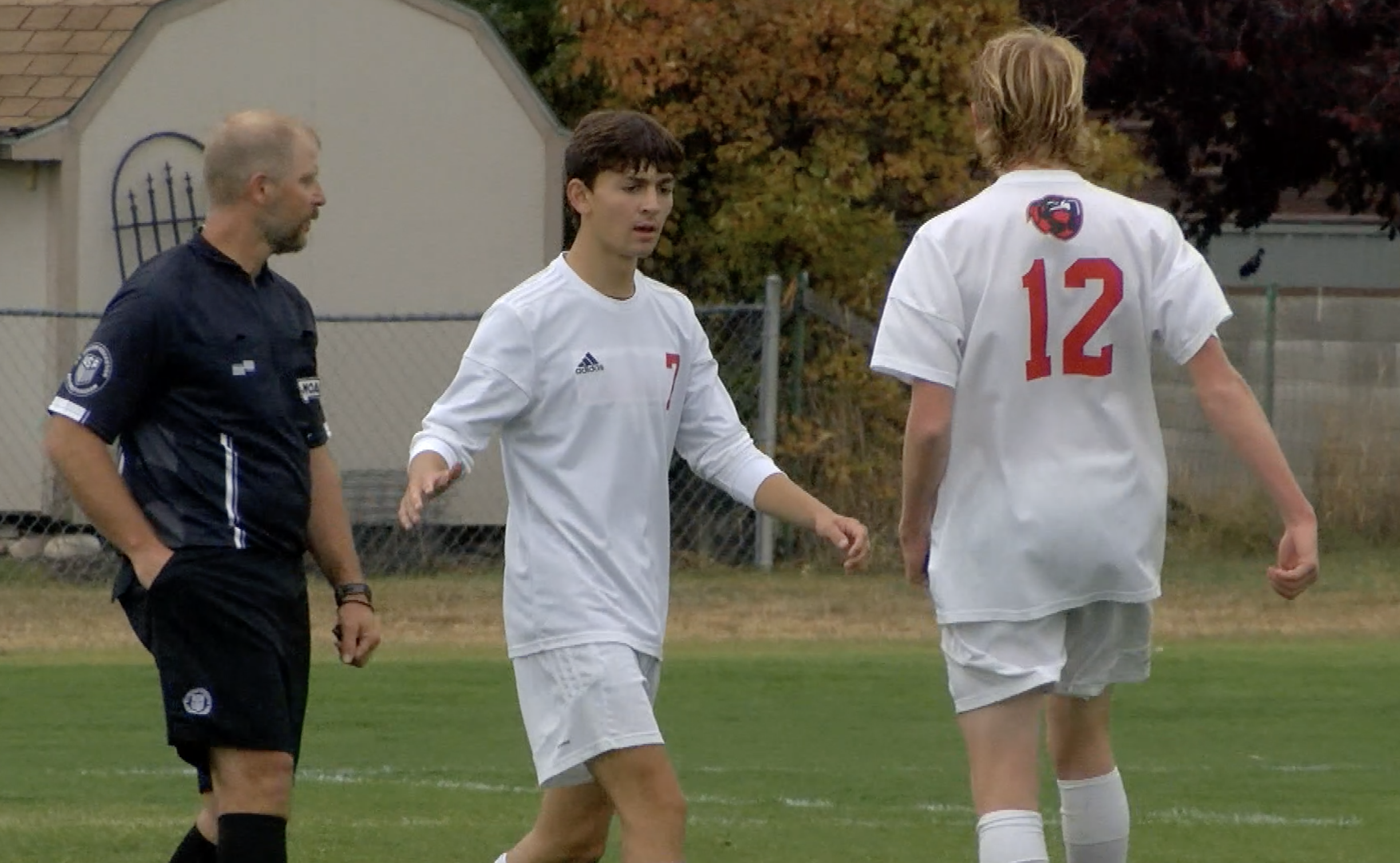 Bozeman's Joshua Angell celebrates second goal
