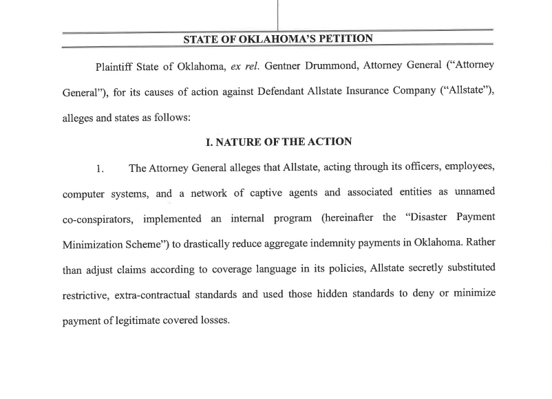AG Drummond files lawsuit against Allstate