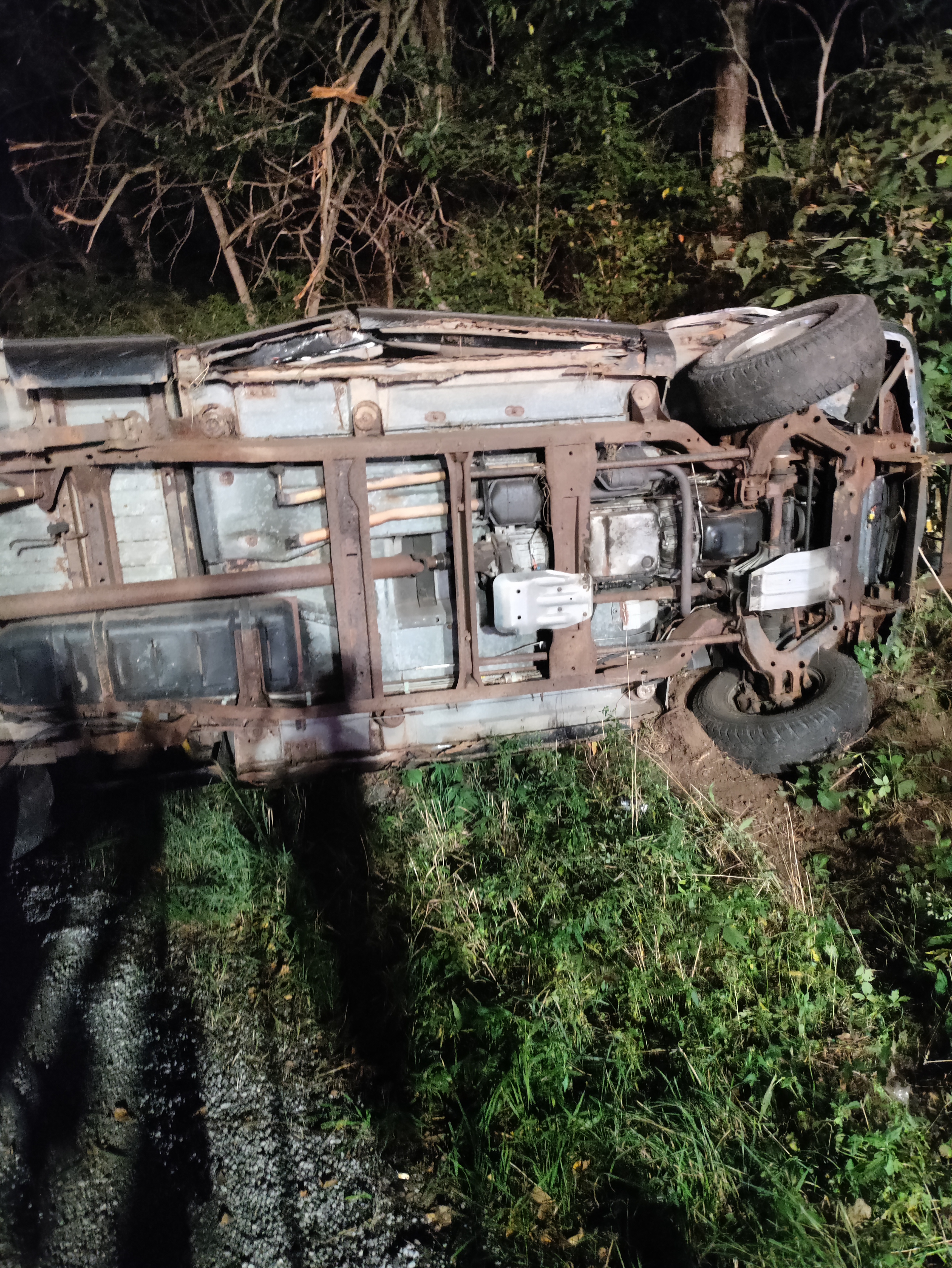 Wayne Township rollover crash