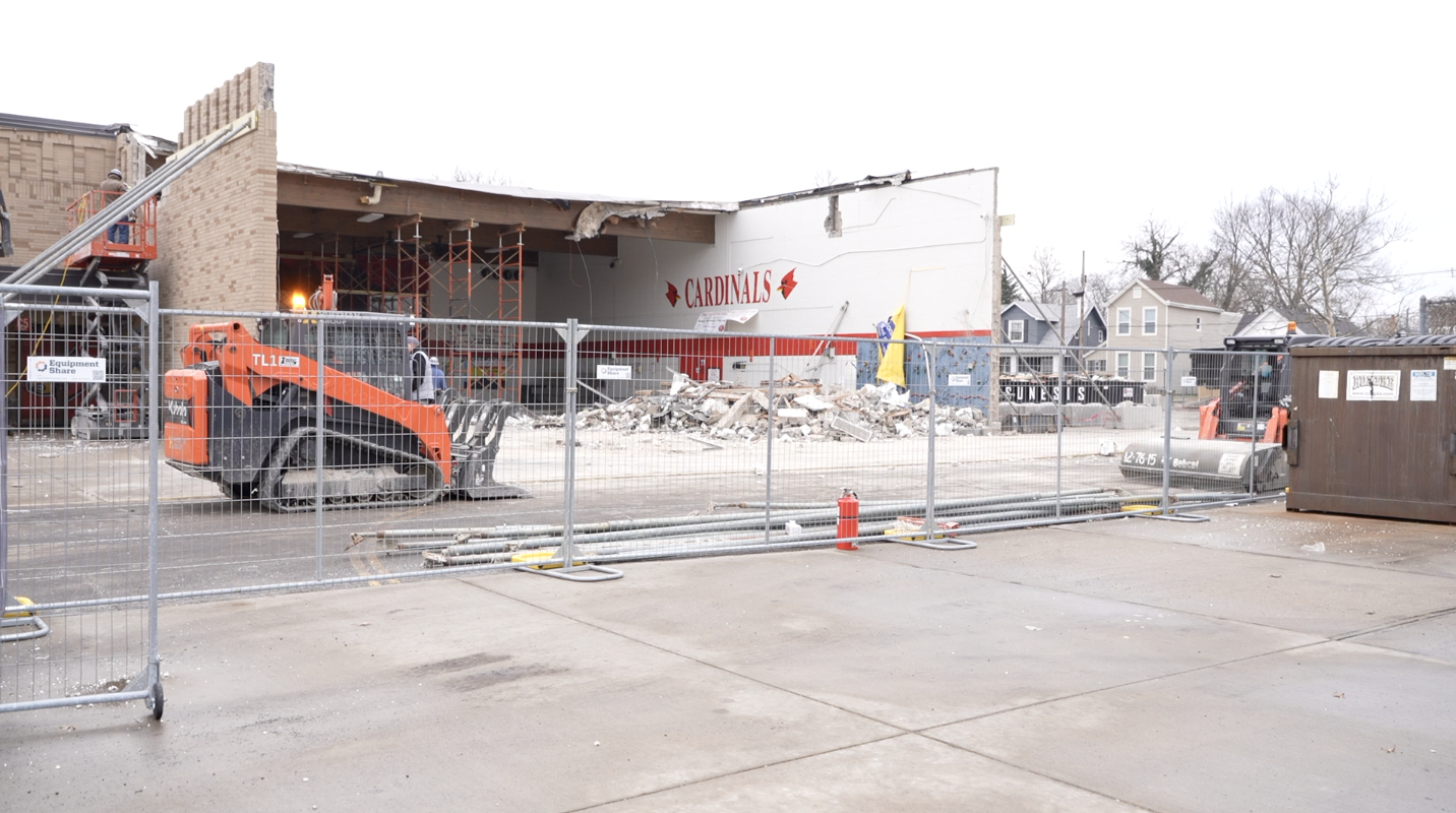 Latonia Elementary gym demolition