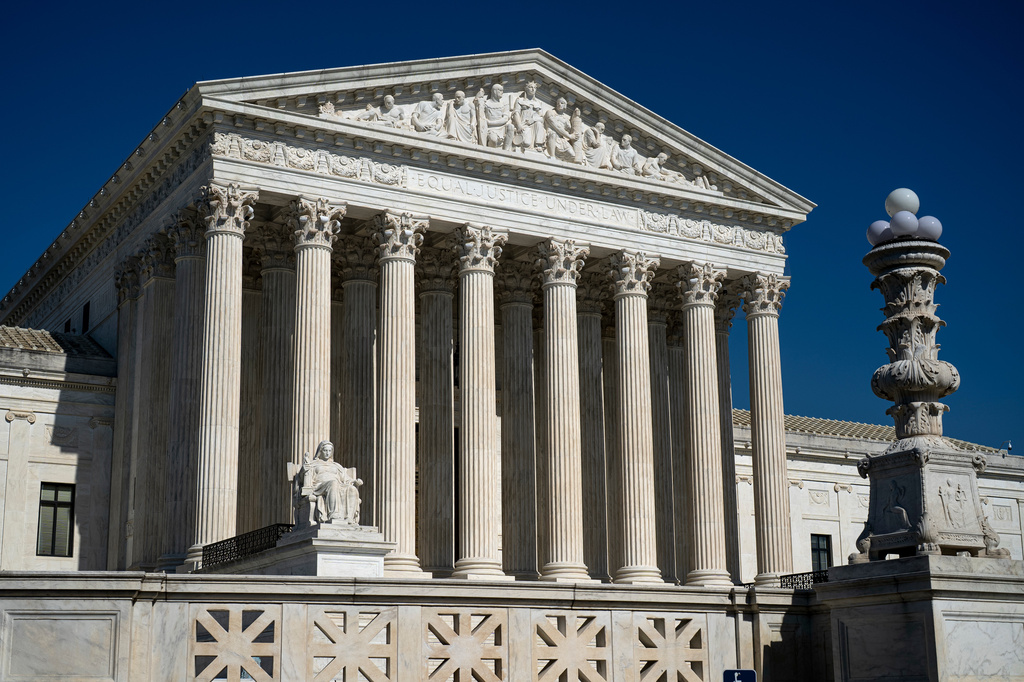 The Supreme Court is seen in Washington.