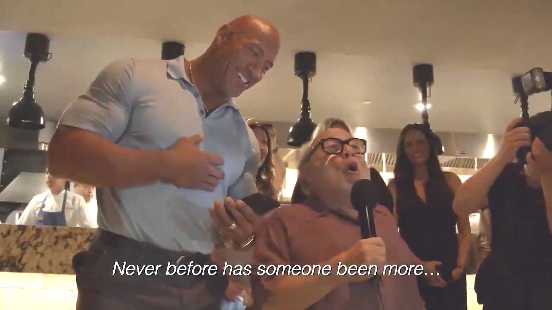 The Rock Crashes Wedding