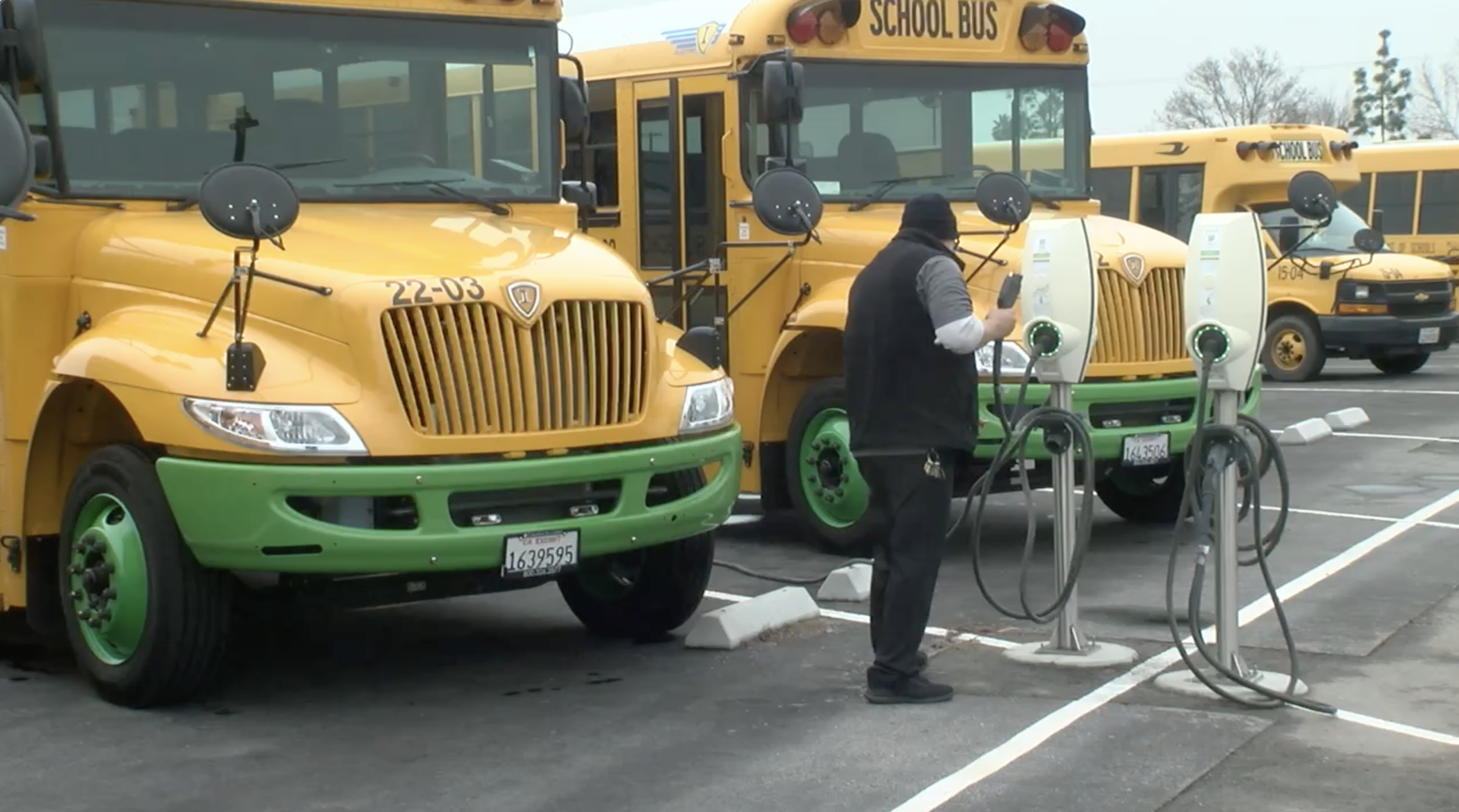 Kern's electric school busses